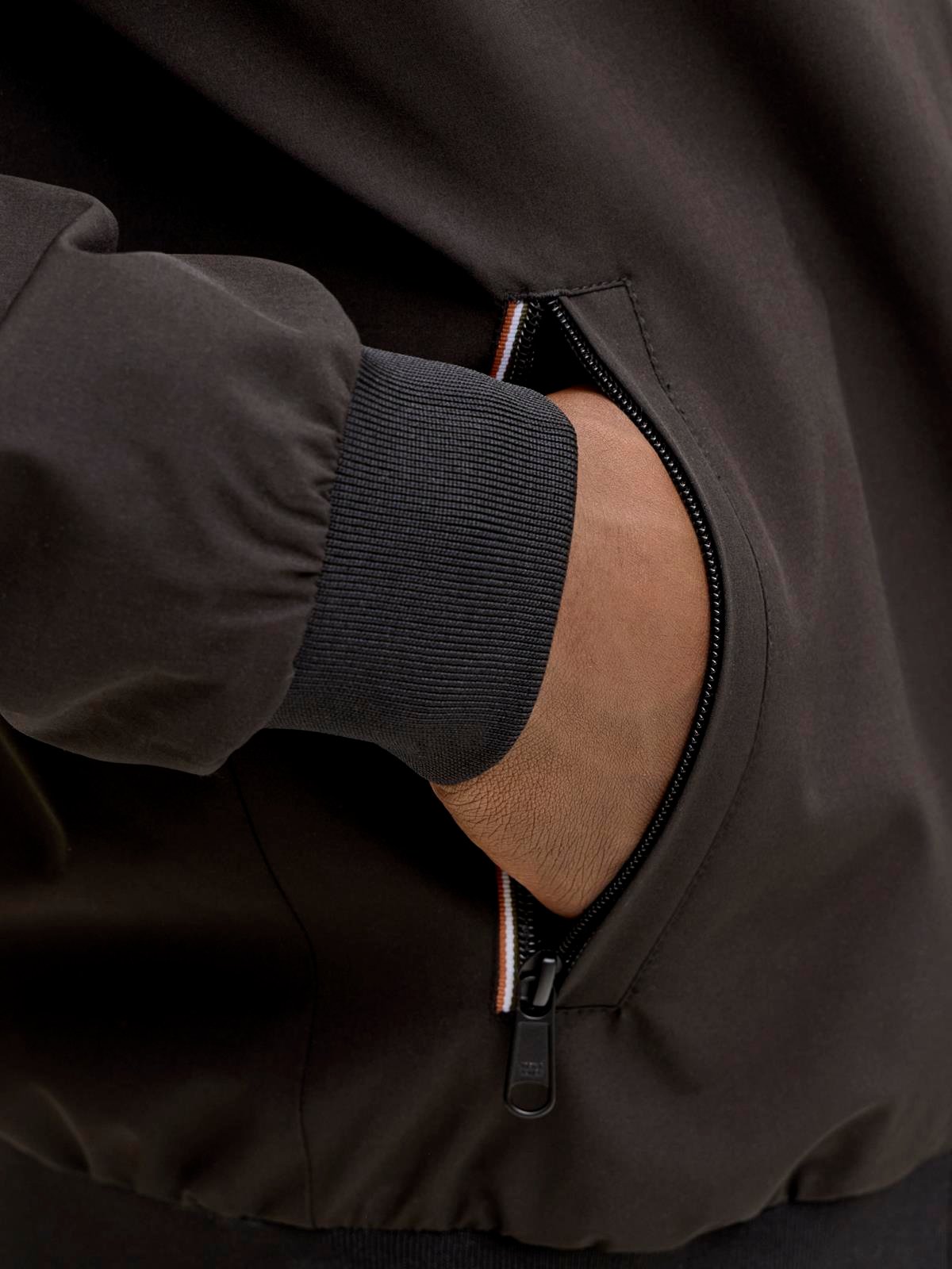 JPRBLUBRAD BOMBER JACKET SN Black Beauty