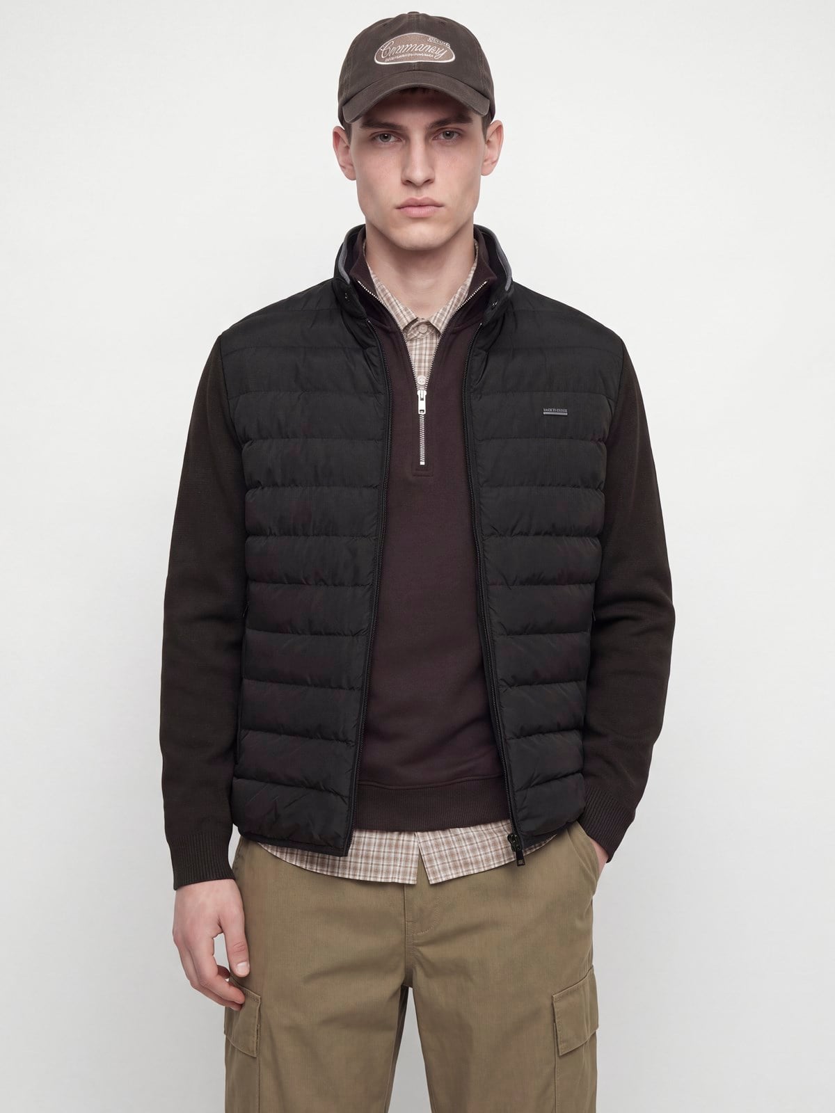 JPRBLUGARRY HYBRID JACKET Black