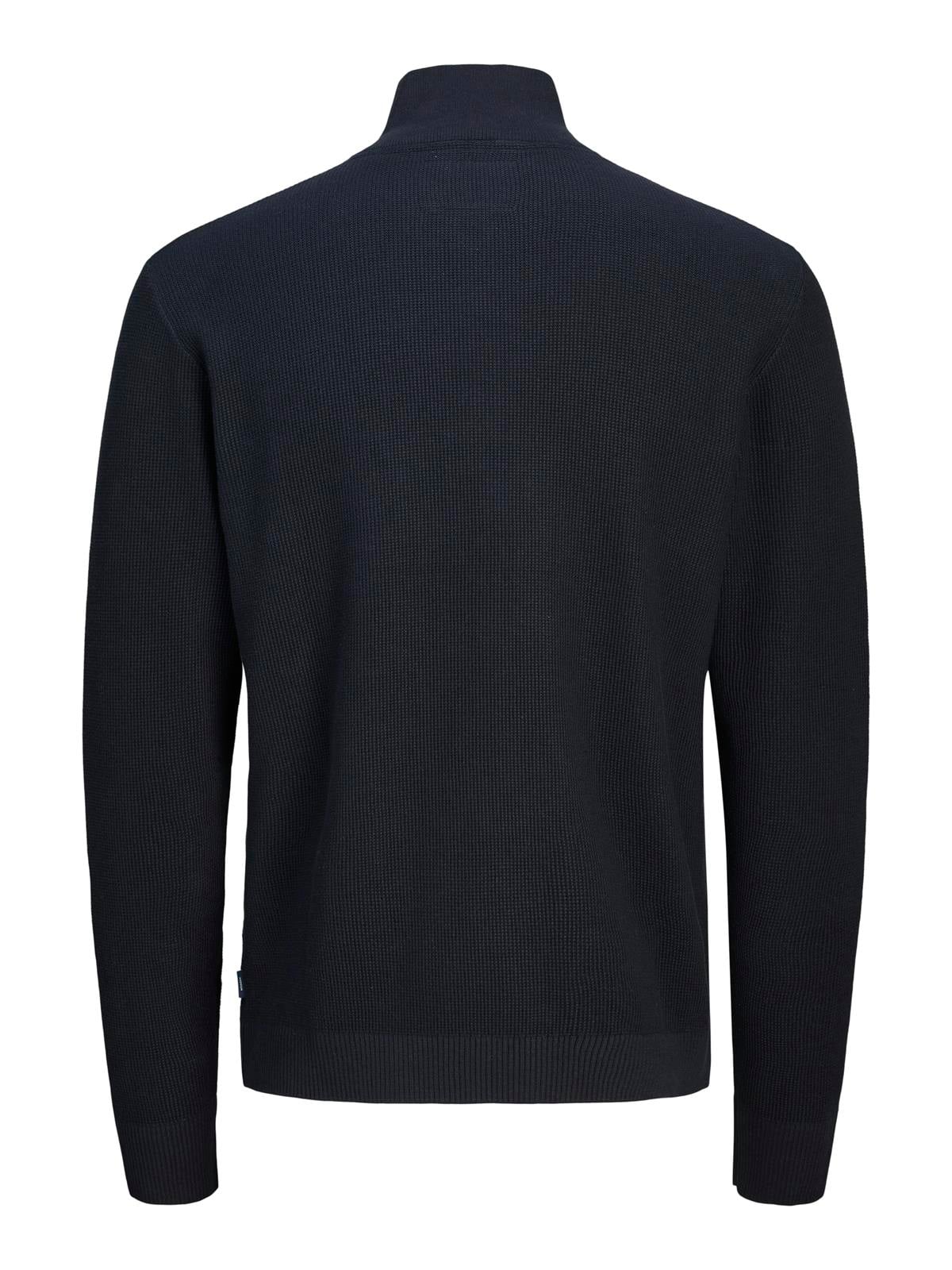 JPRBLUREX KNIT HALF ZIP LN Seaborne