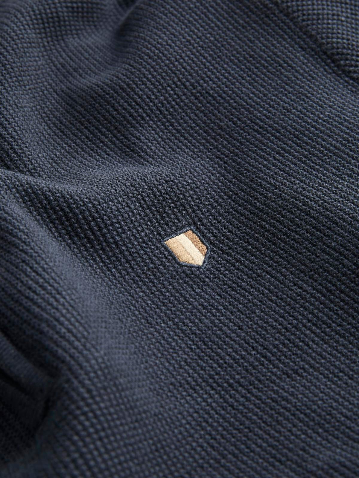 JPRBLUREX KNIT HALF ZIP LN Seaborne