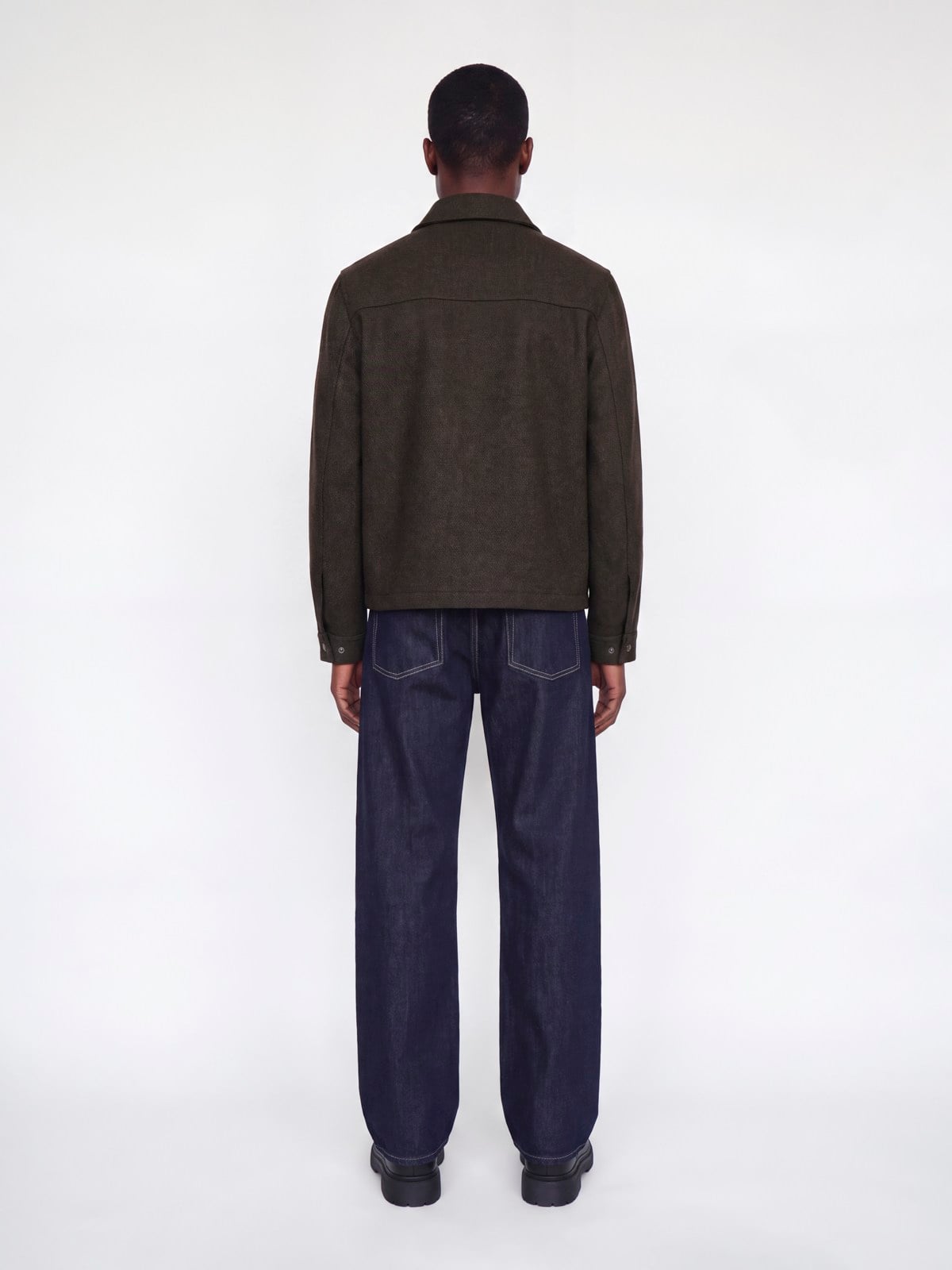 JPRBLUWAKEFIELD WOOL BLEND JACKET SN BROWN