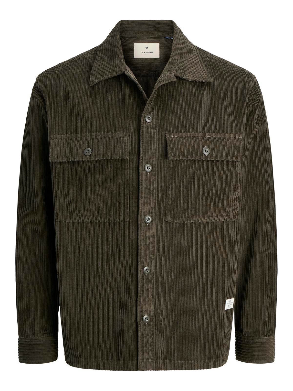JPRBLUWILL CORDUROY L/S OVERSHIRT SN Olive