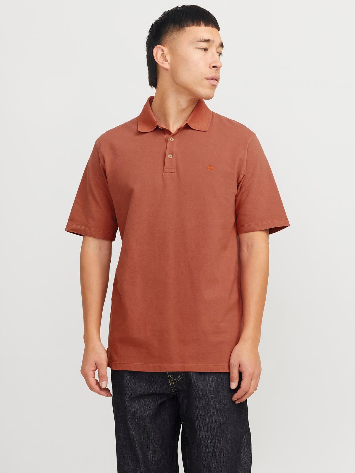 JPRBLUWILLIAM WASH SS POLO SN Redwood