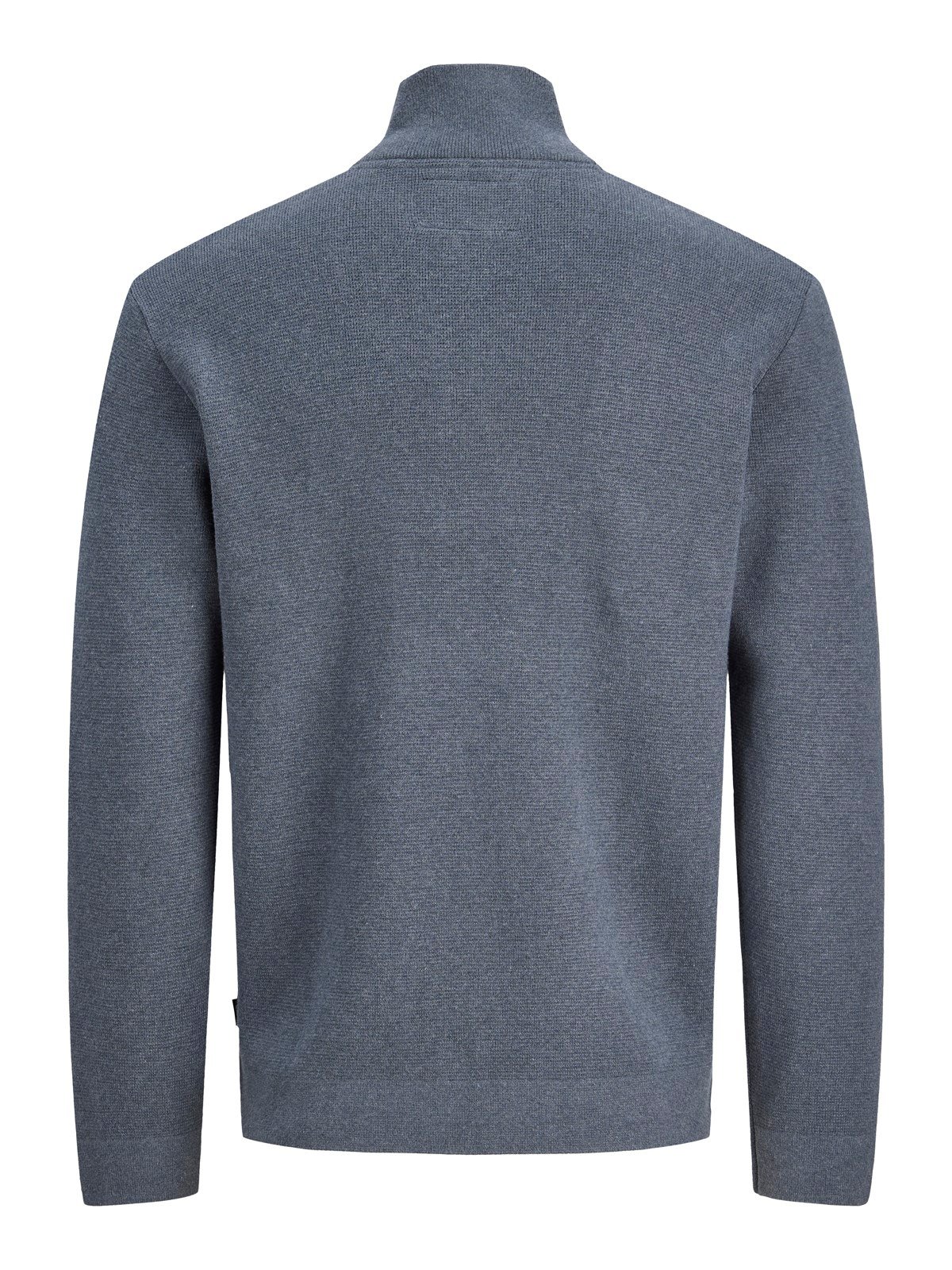 JPRMILANO STITCH KNIT HALF ZIP SN Turbulence