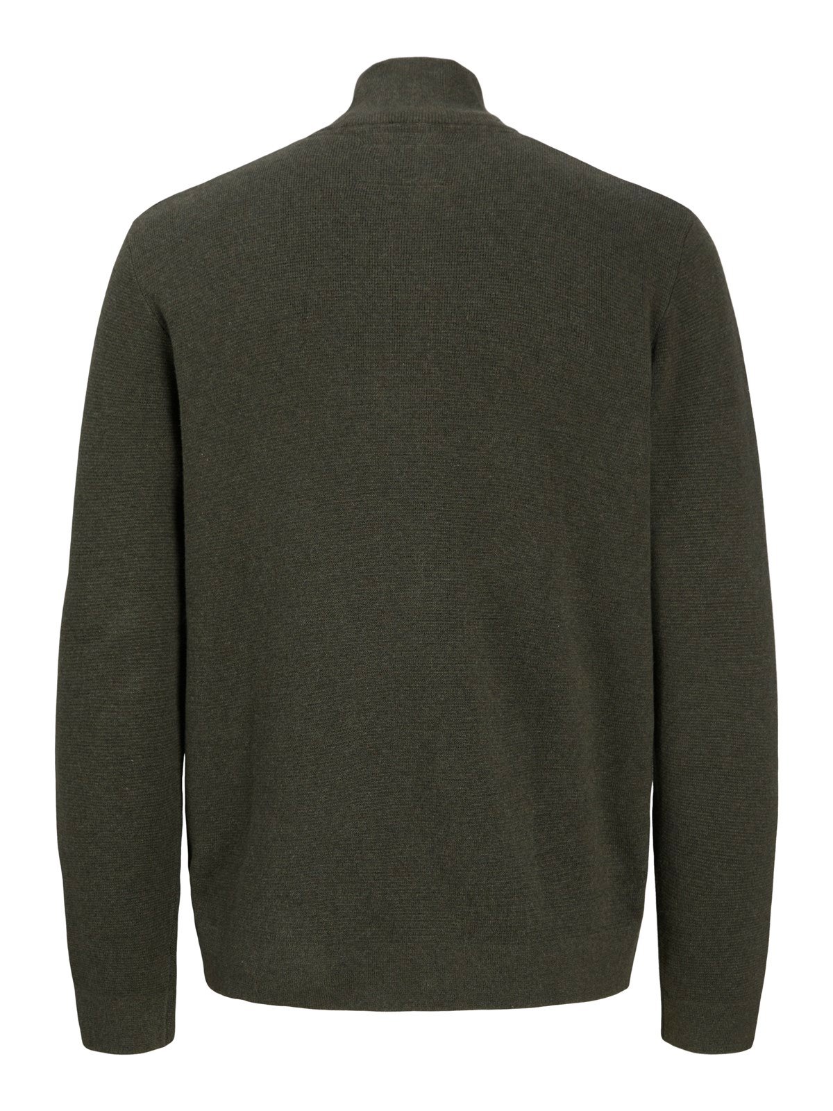 JPRMILANO STITCH KNIT HALF ZIP SN Rosin