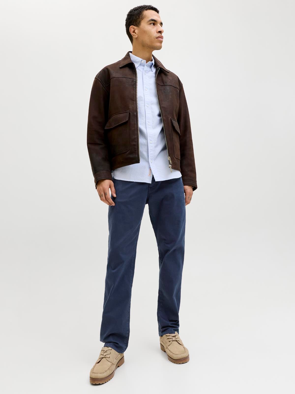 JPSTCLARK FINN PANTS NOOS Navy Blazer