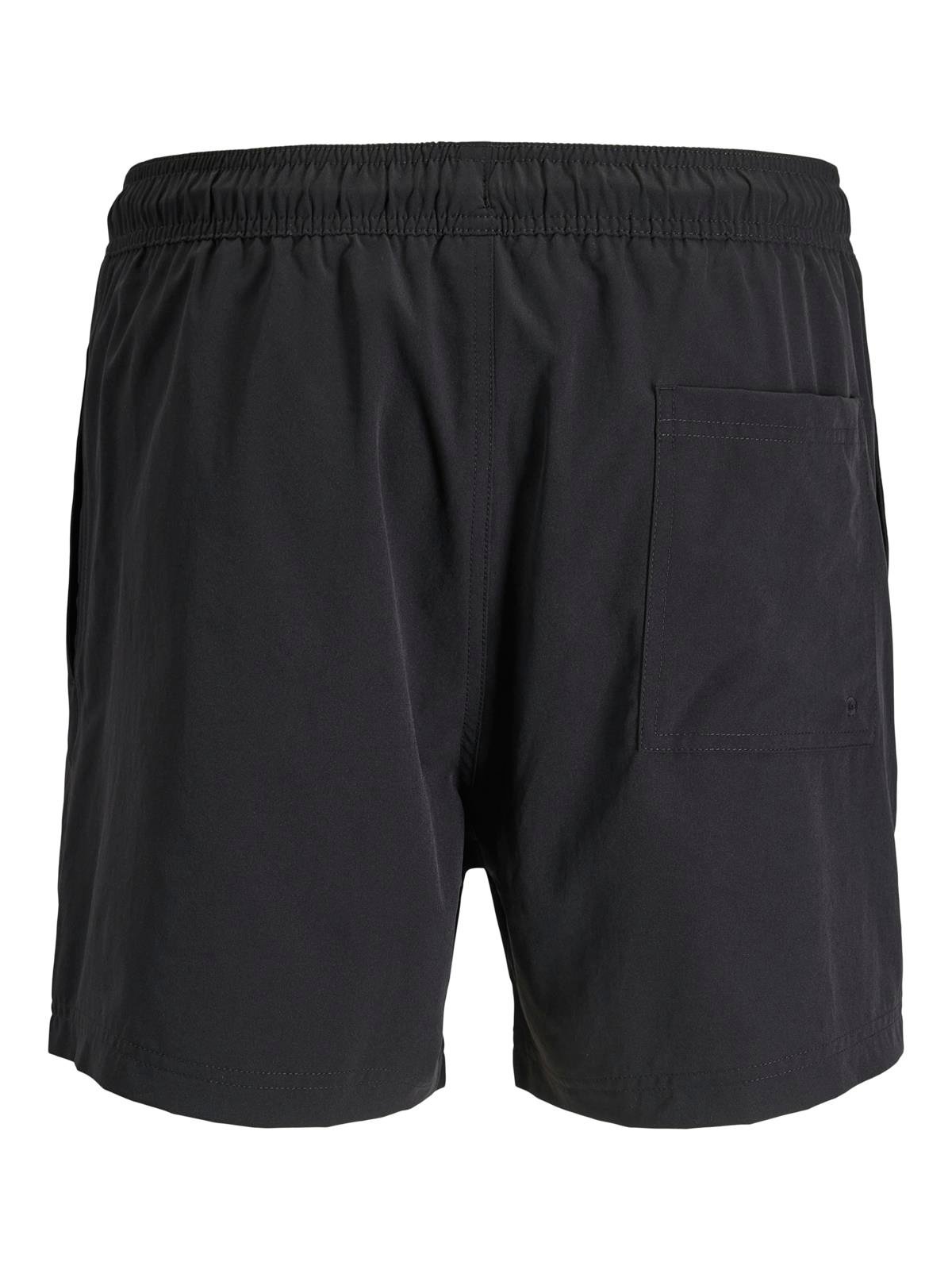 JPSTMAUI TROPIC SOLID SWIM SHORTS REG SN Black