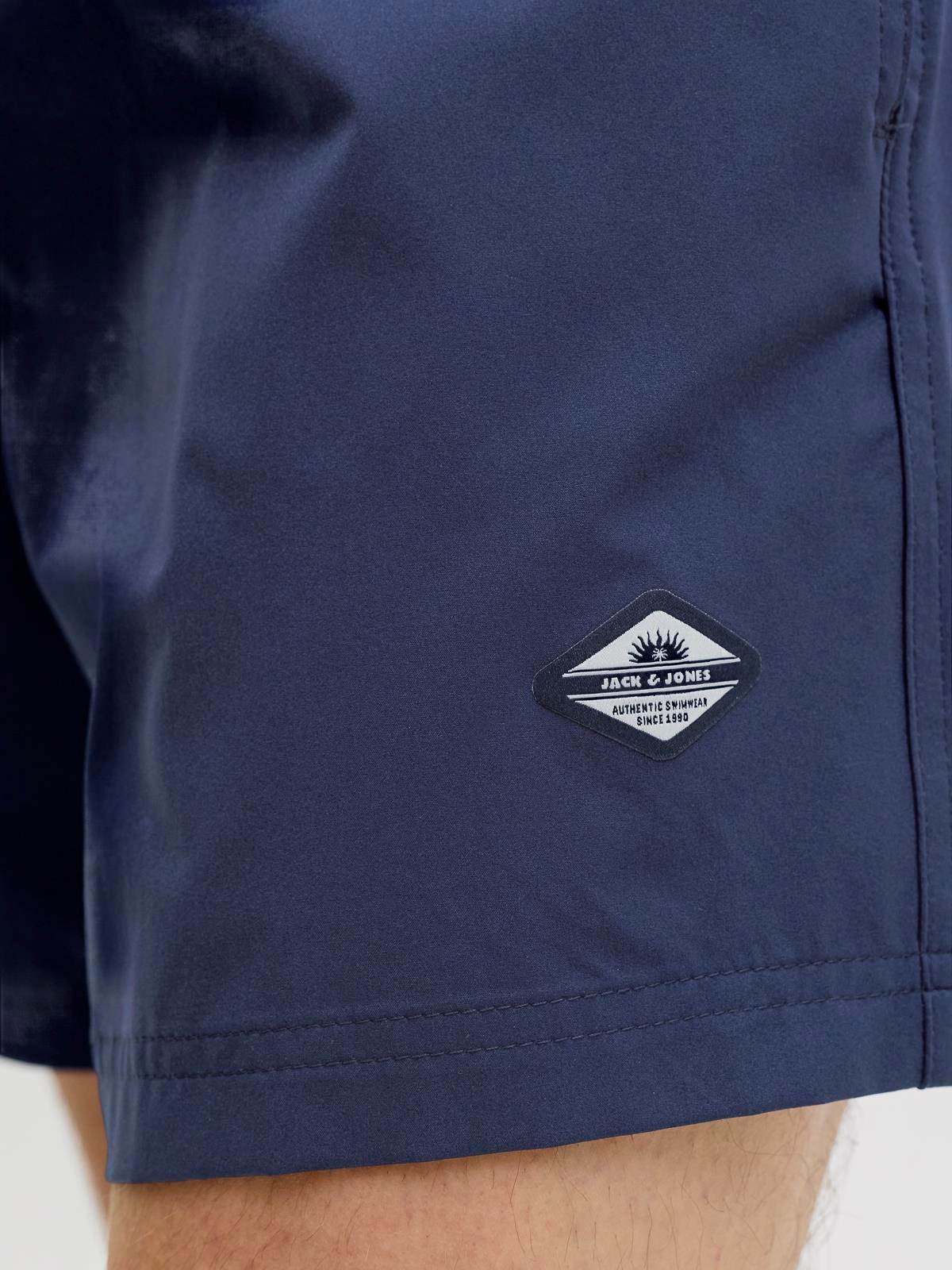 JPSTMAUI TROPIC SOLID SWIM SHORTS REG SN Navy Blazer