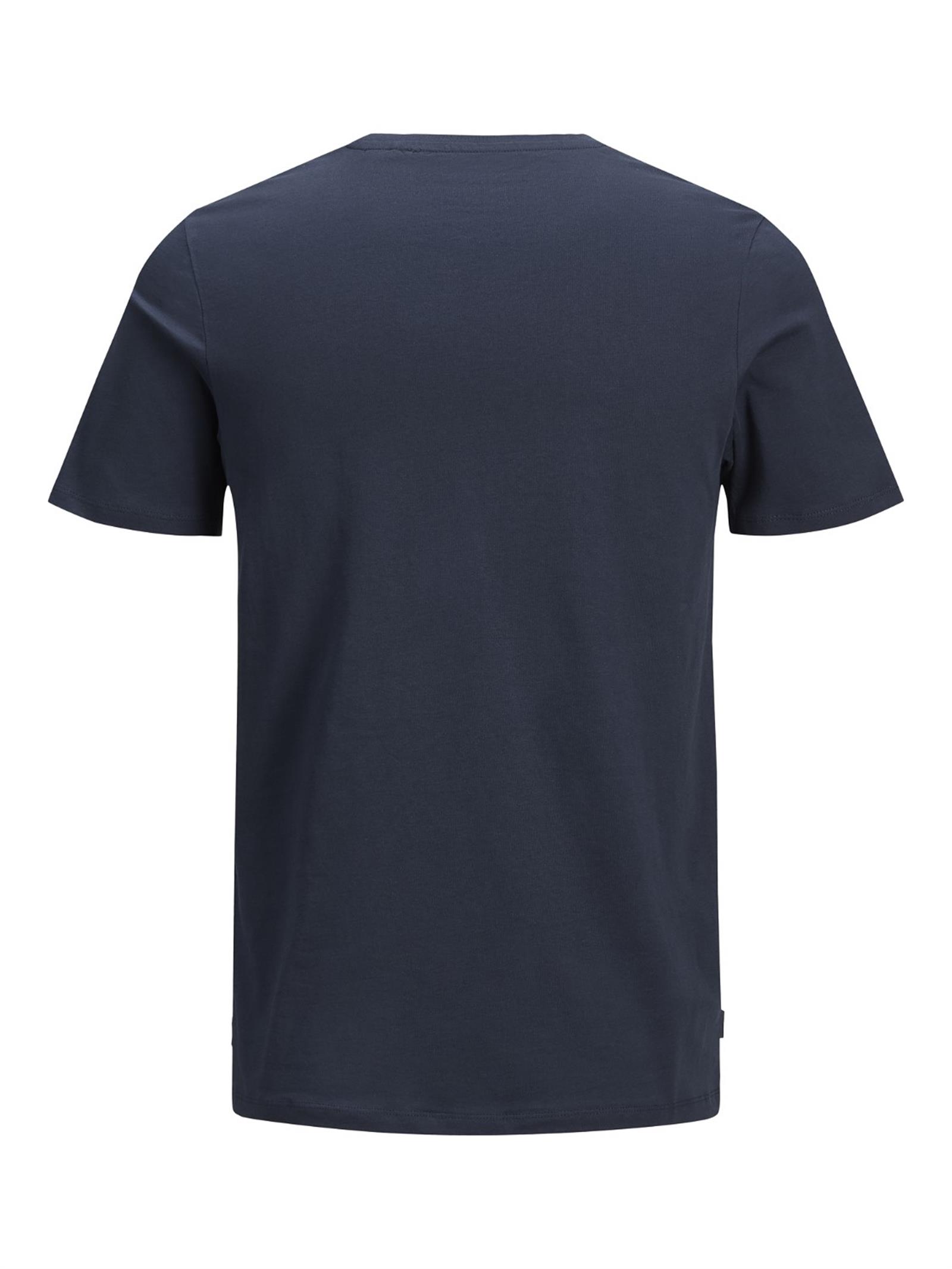 JJEORGANIC BASIC TEE SS O-NECK NOOS Navy