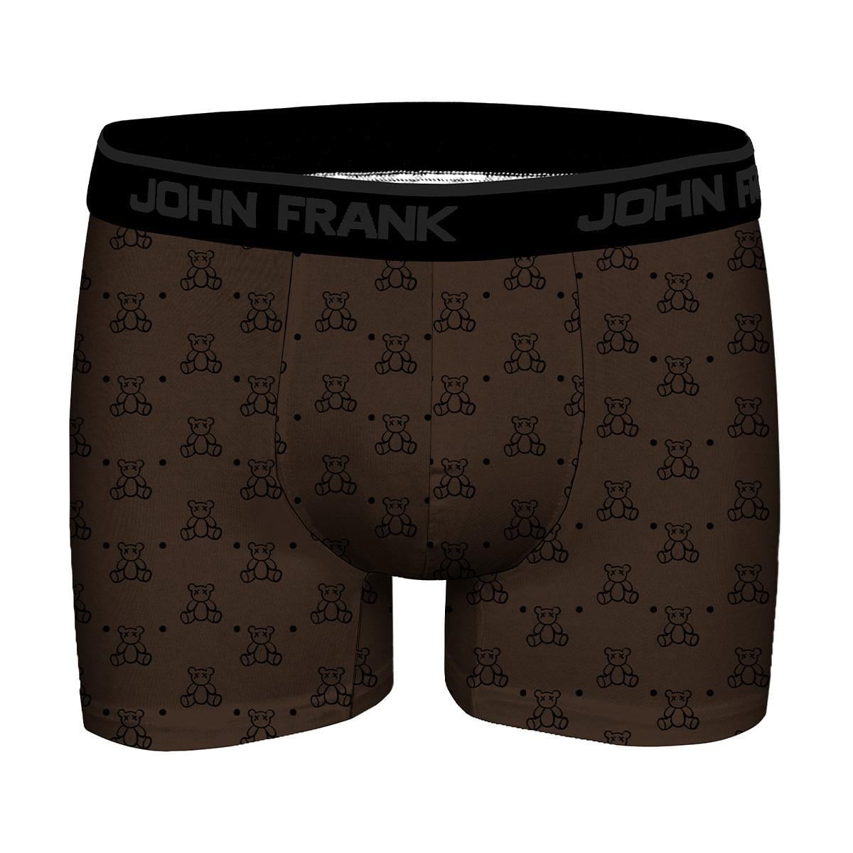 JOHN FRANK DİJİTAL BASKILI MODAL BOXER White