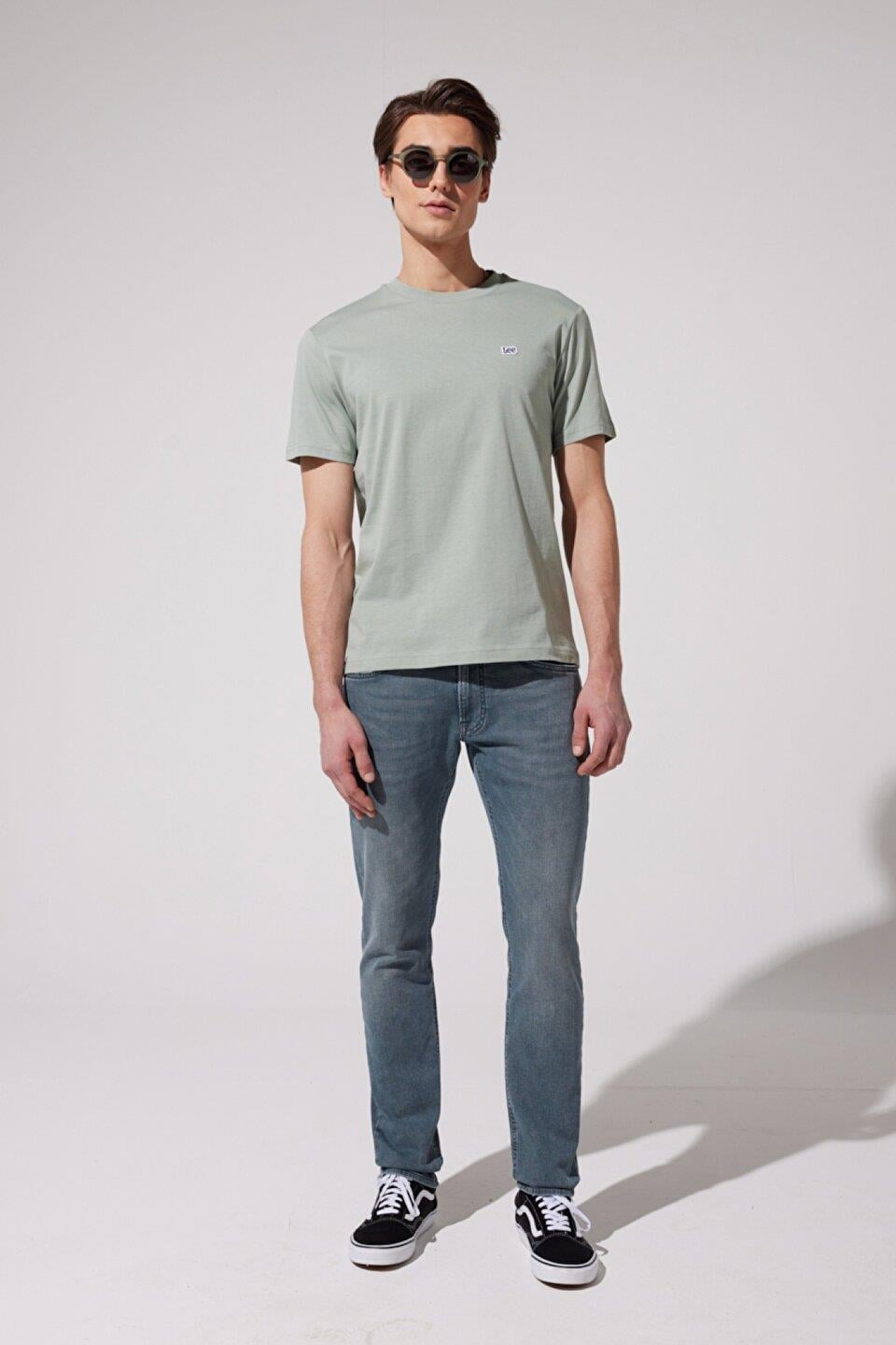 Bisiklet Yaka T-shirt Mint Green