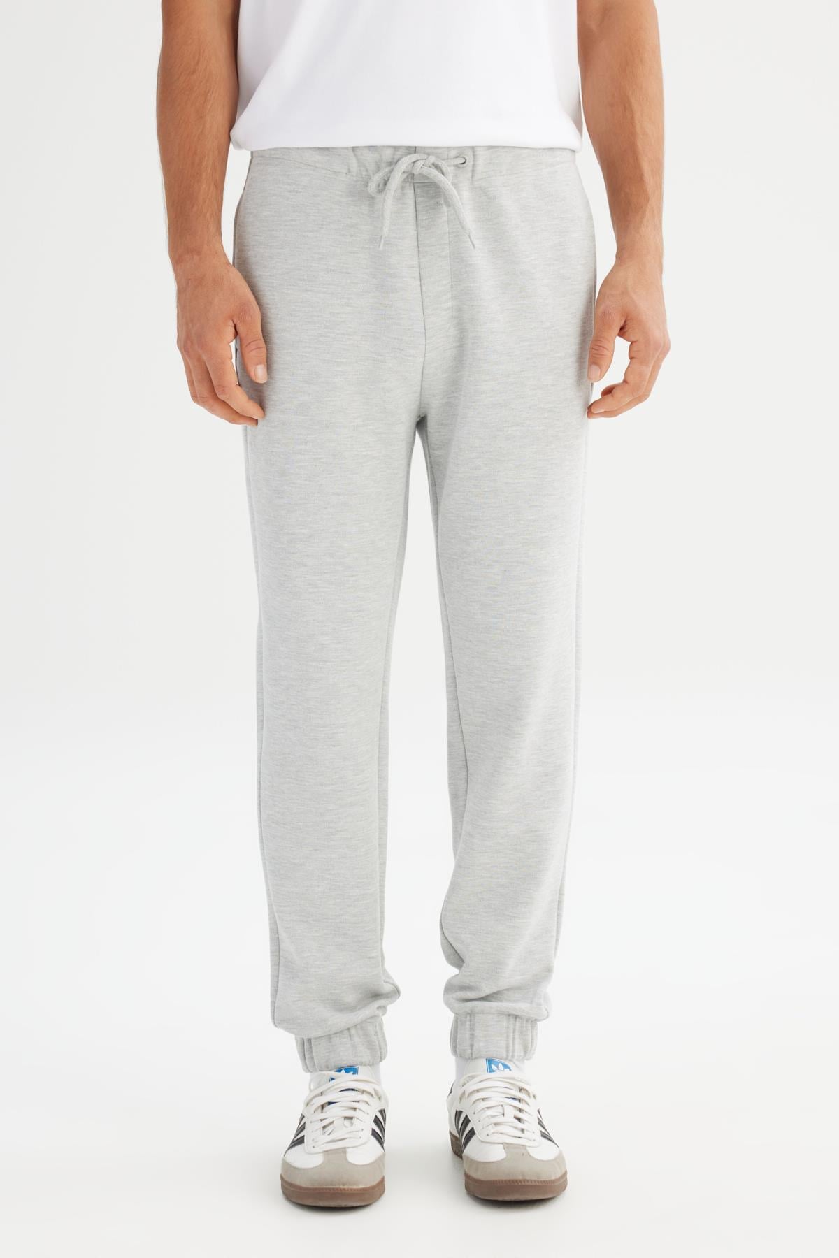 Erkek Pike İnterlock Sweatpant GrayMelange