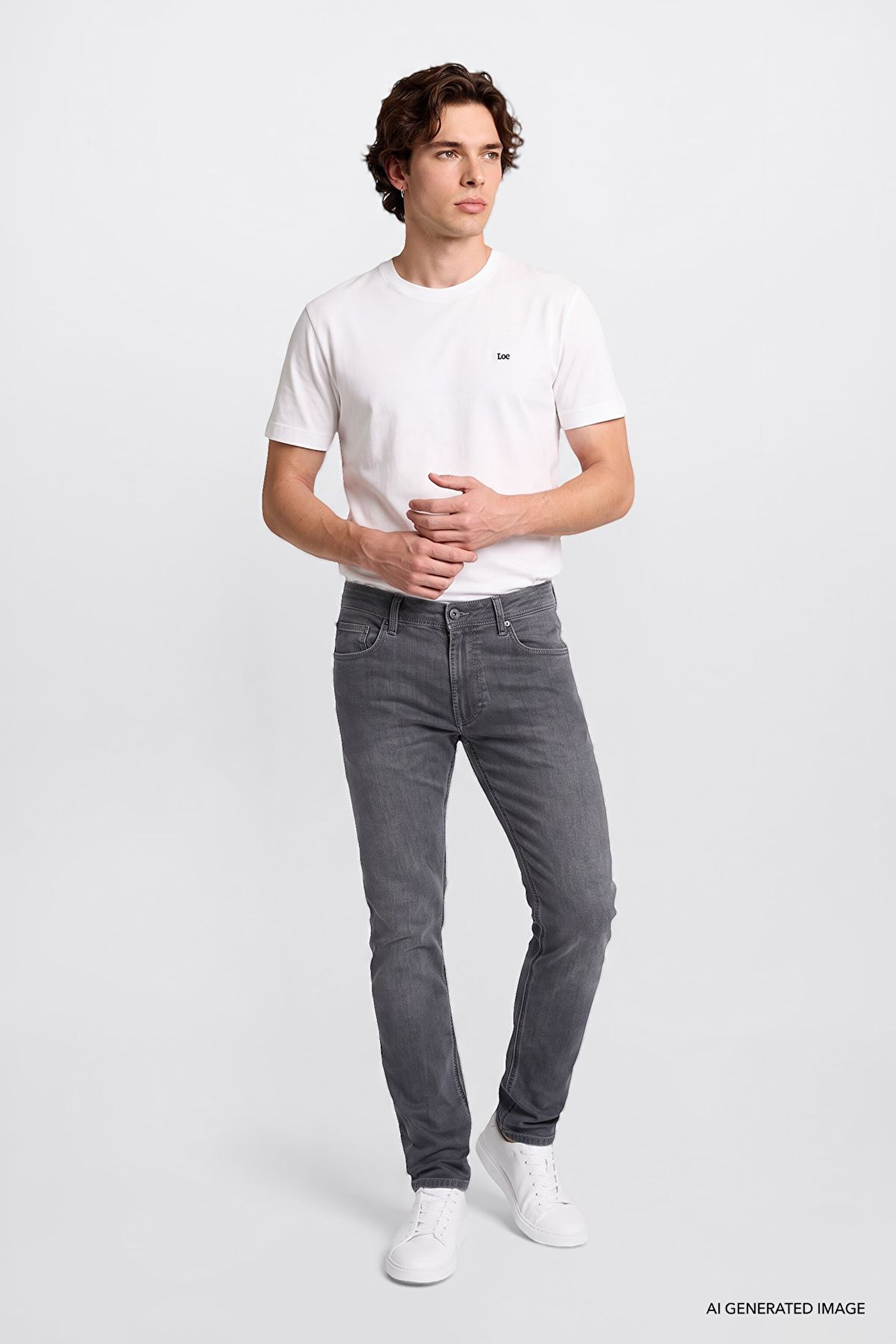 Luke Denim Pantolon Ashes
