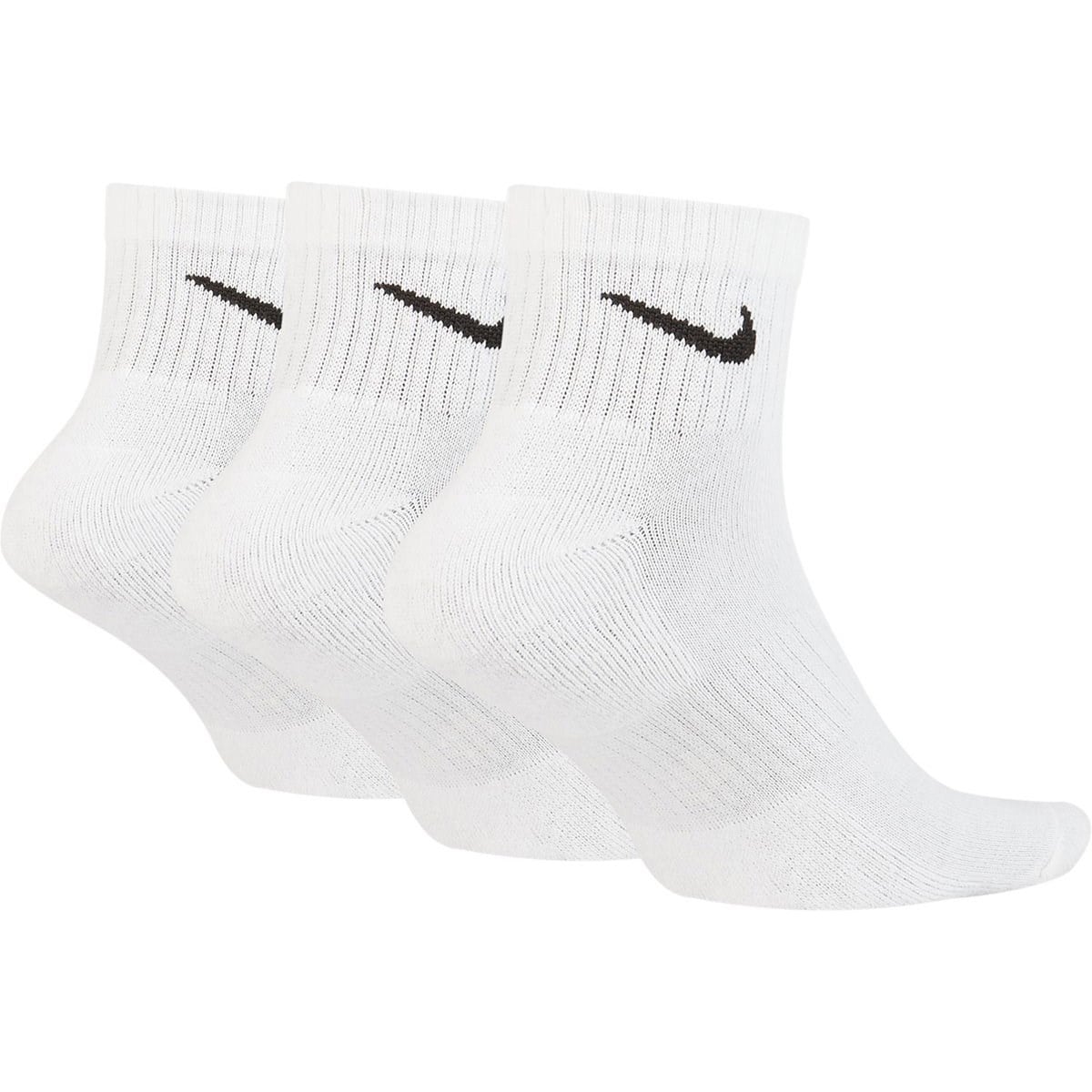 Nike Everyday Cushioned Training Ankle Socks 3lü Paket White