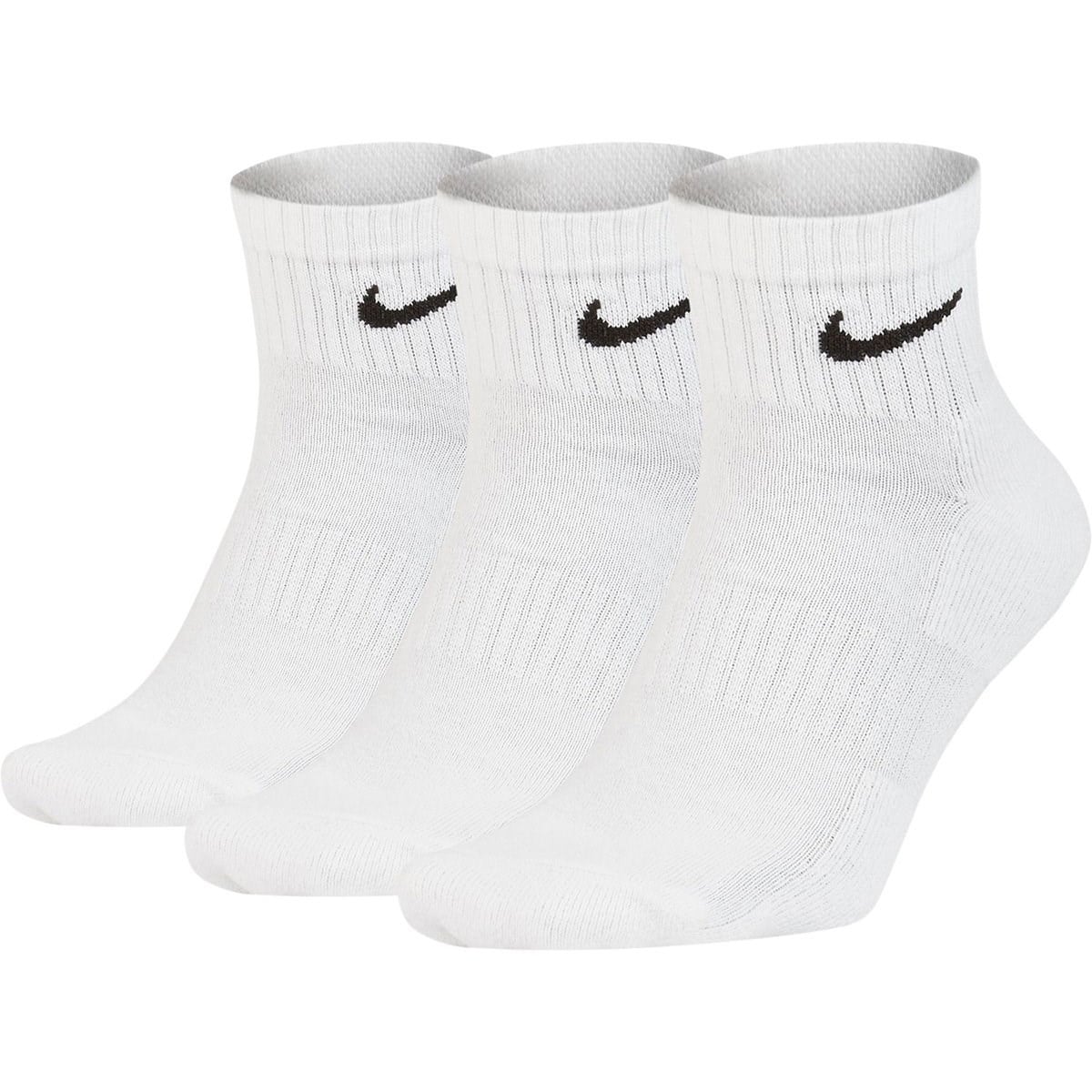 Nike Everyday Cushioned Training Ankle Socks 3lü Paket White