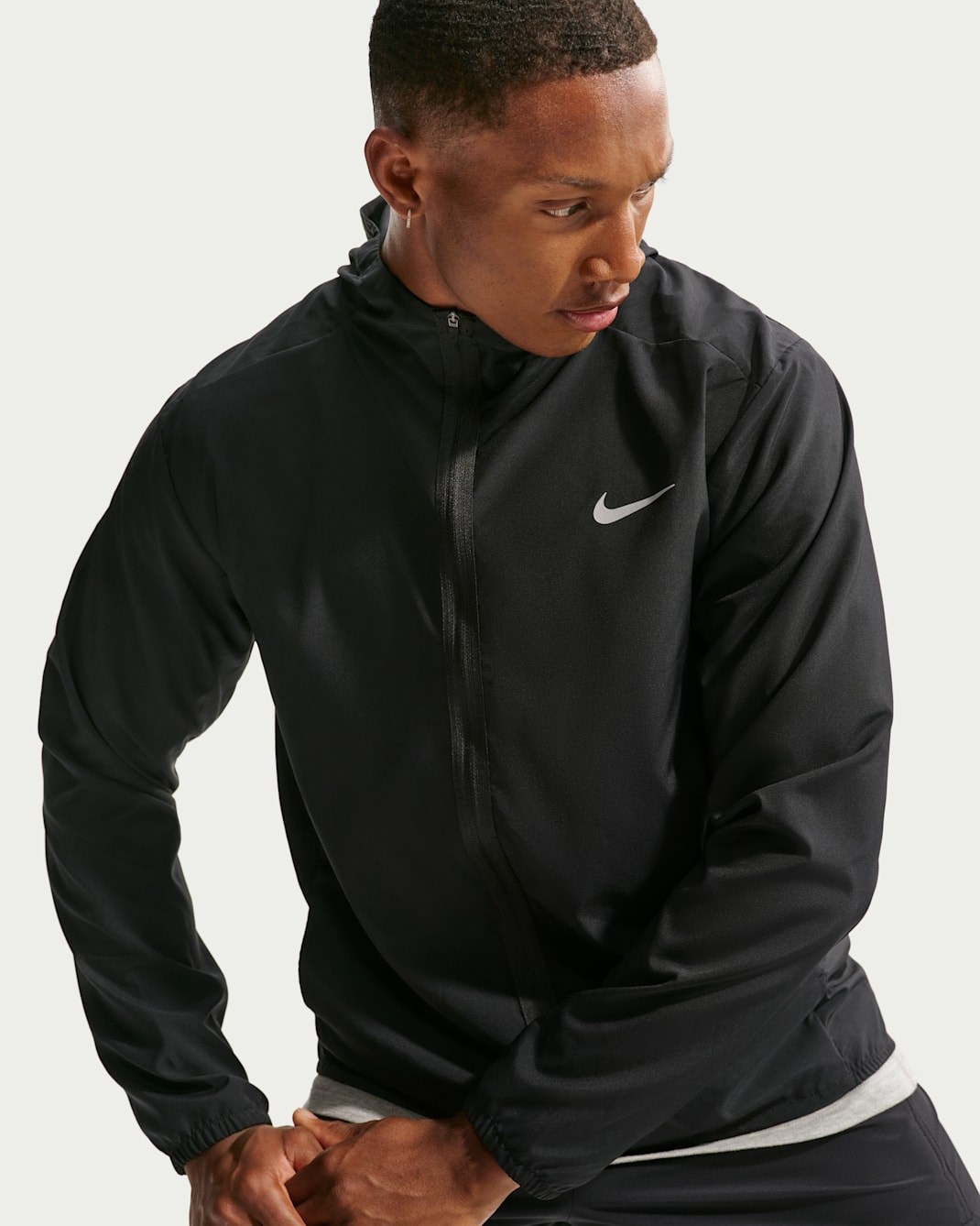 Nike Form Dri-FIT Hooded Versatile Jacket Siyah