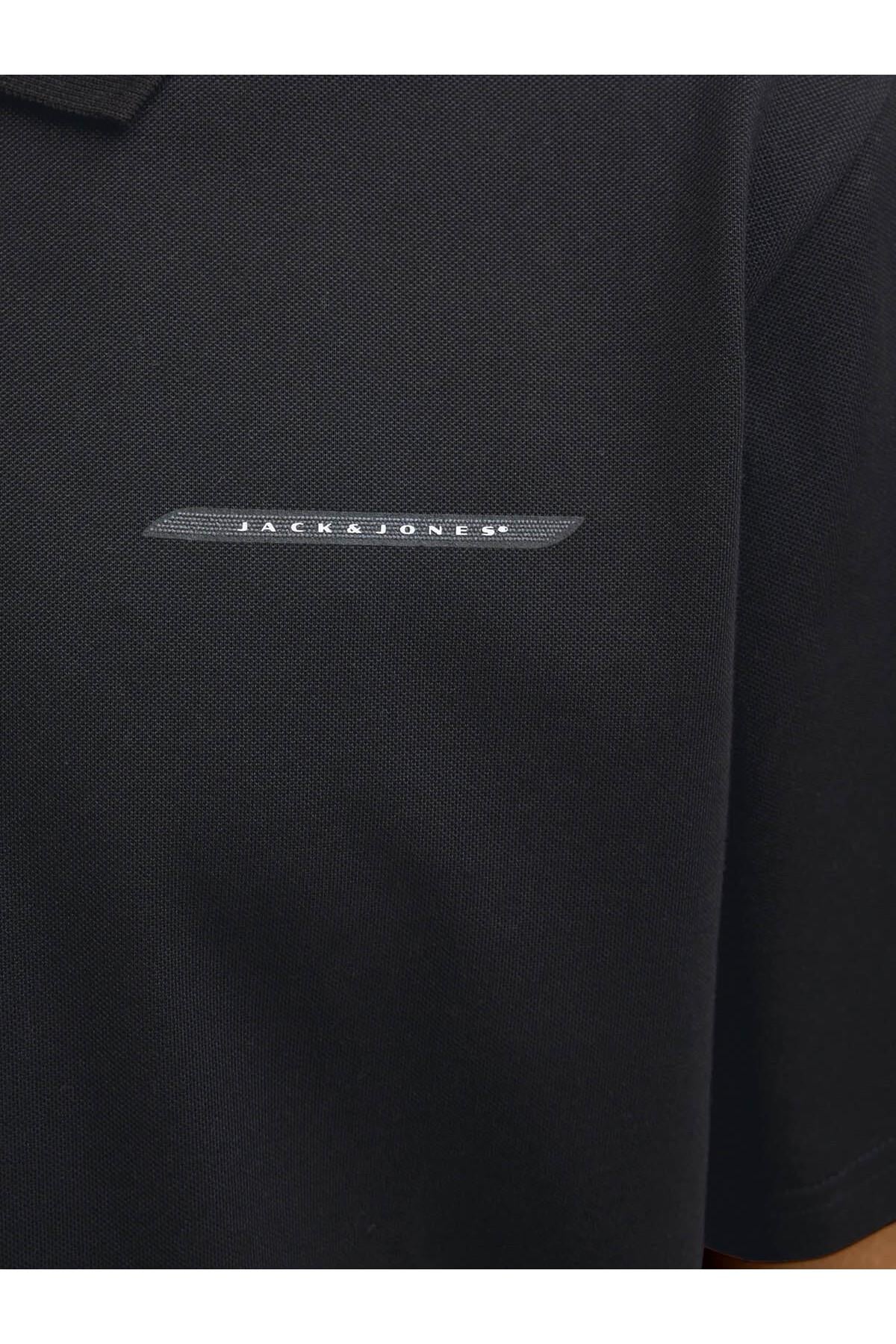 JCOFUSION PIQUE POLO SS SN Black