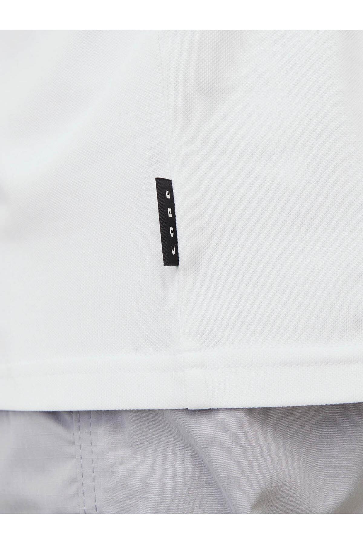 JCOFUSION PIQUE POLO SS SN Bright White