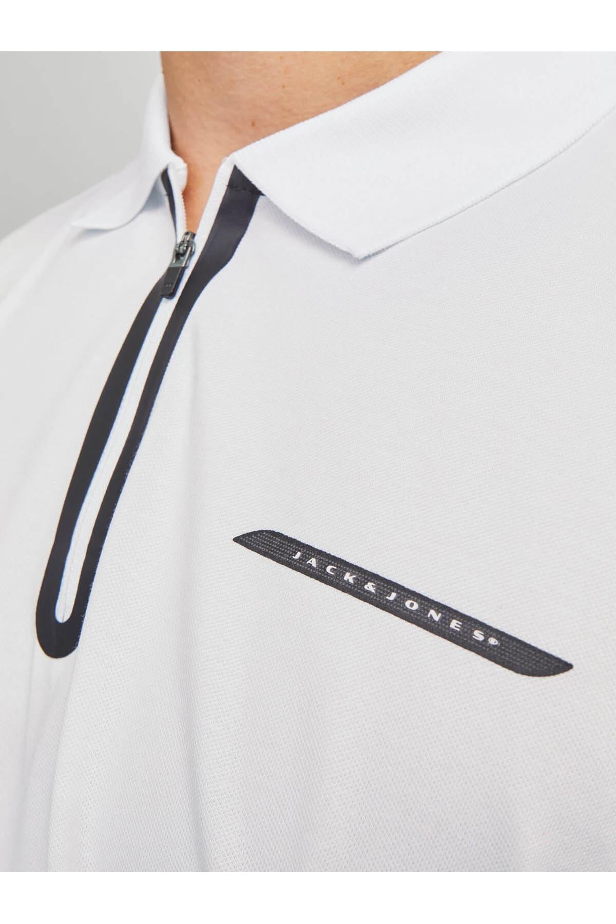 JCOFUSION PIQUE POLO SS SN Bright White