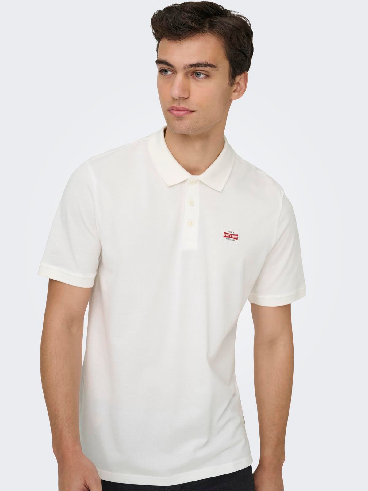 ONSDAWSON REG SS POLO SHIRT VD Cloud Dancer