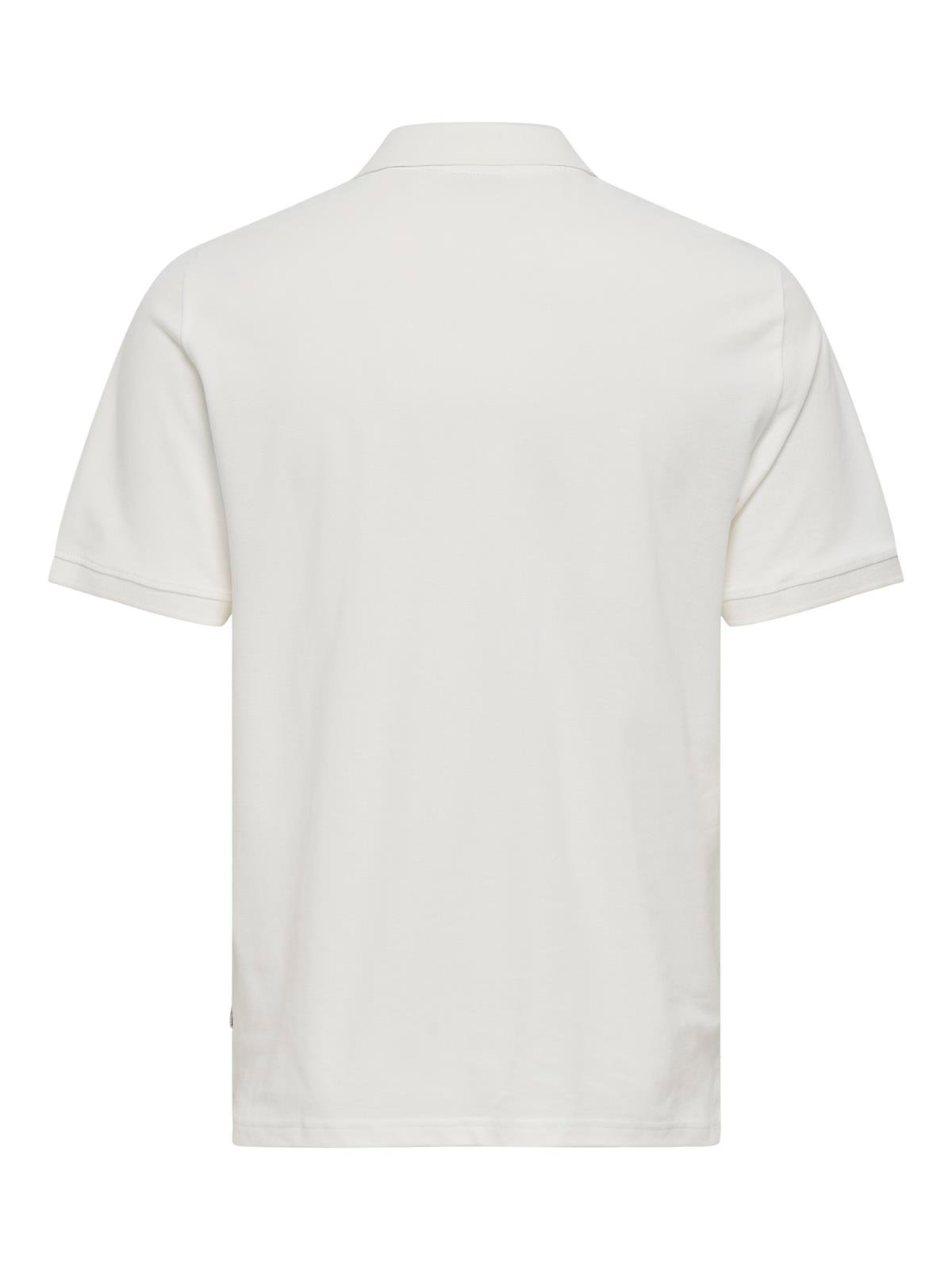 ONSDAWSON REG SS POLO SHIRT VD Cloud Dancer