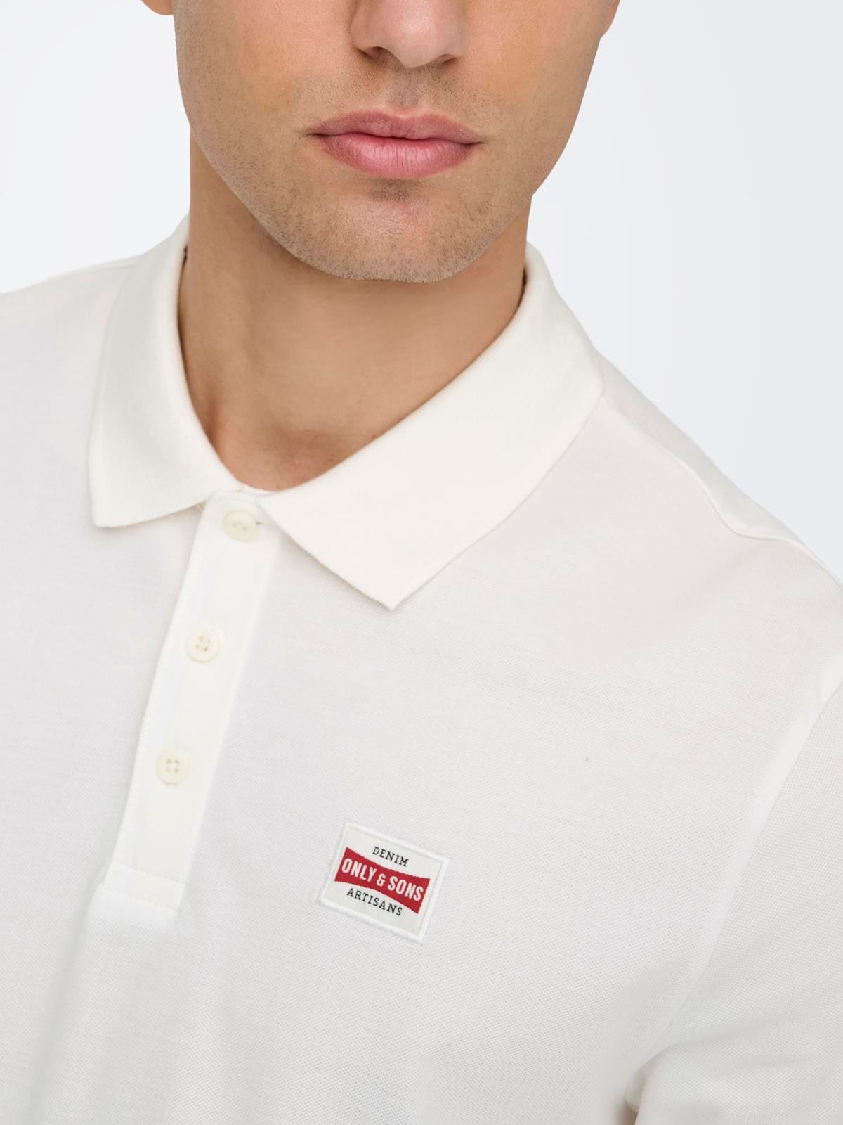 ONSDAWSON REG SS POLO SHIRT VD Cloud Dancer