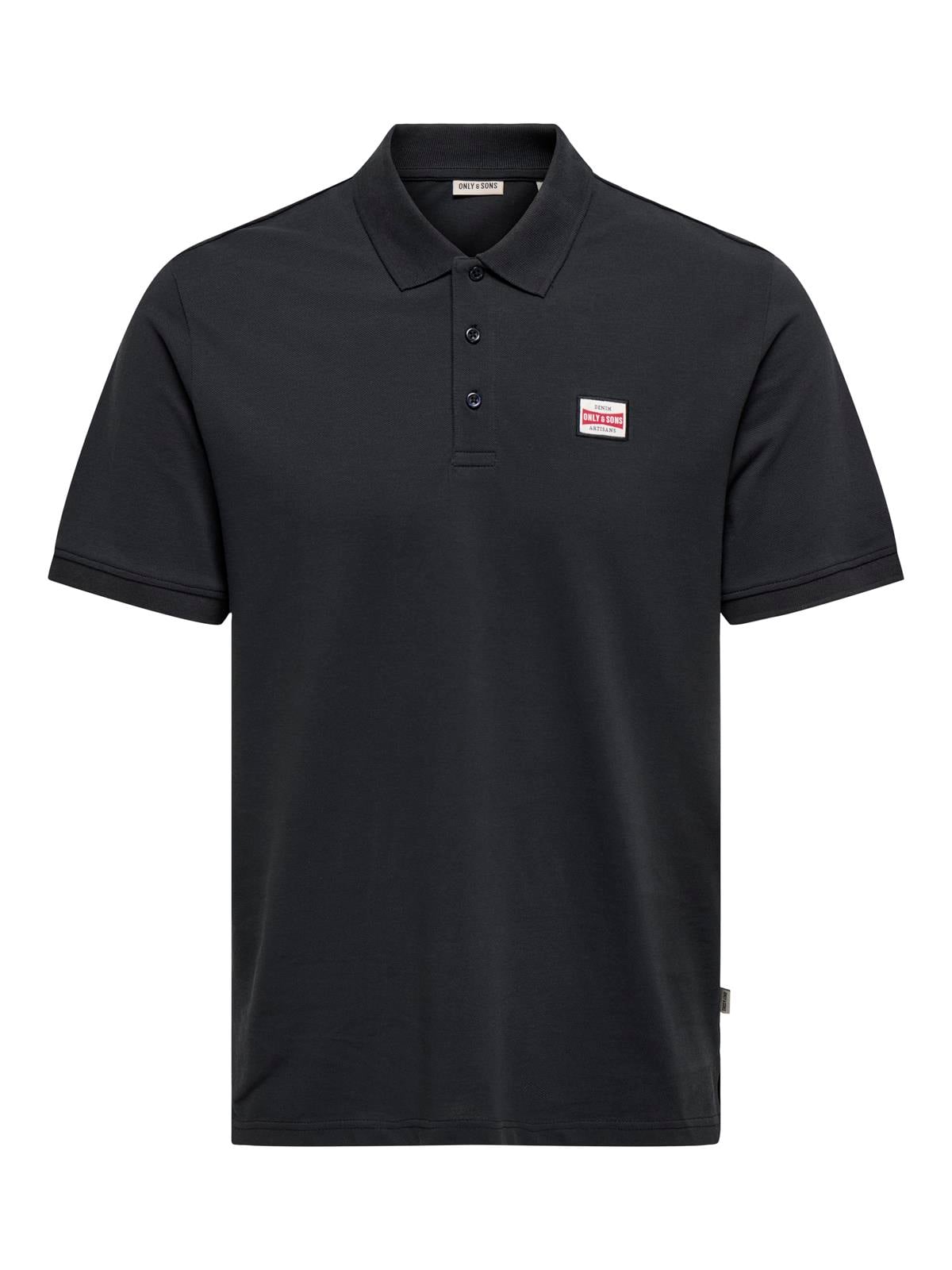 ONSDAWSON REG SS POLO SHIRT VD Jet Black