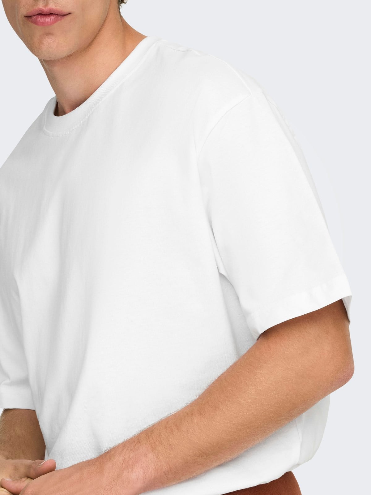 ONSFRED LIFE RLX SS TEE NOOS Bright White