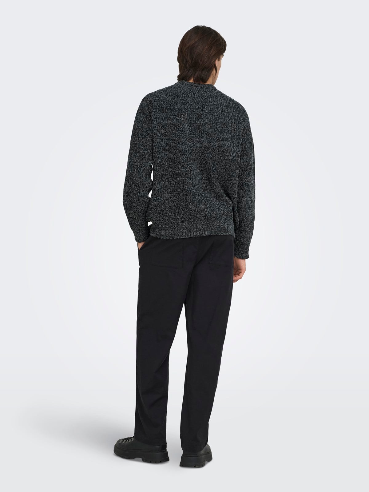 ONSJOIN RLX LS RAGLAN KNIT Black