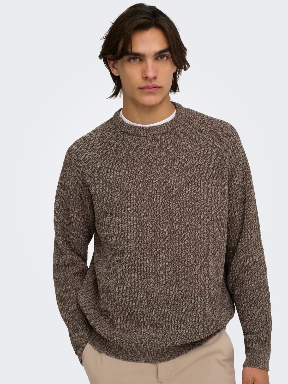 ONSJOIN RLX LS RAGLAN KNIT Falcon