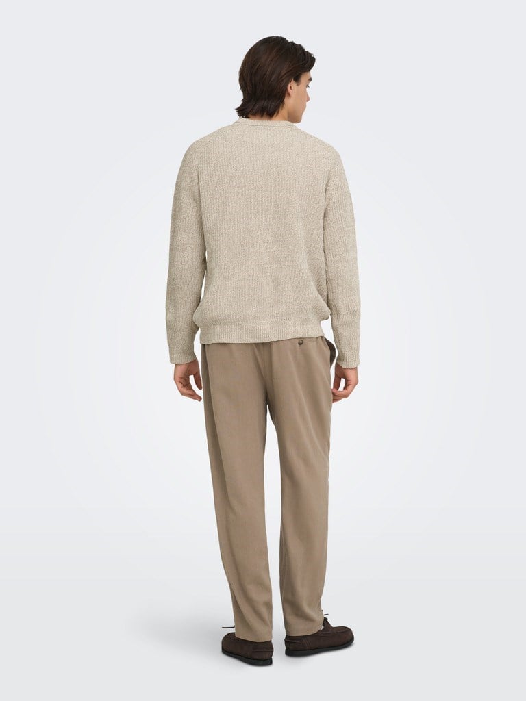 ONSJOIN RLX LS RAGLAN KNIT Silver Lining
