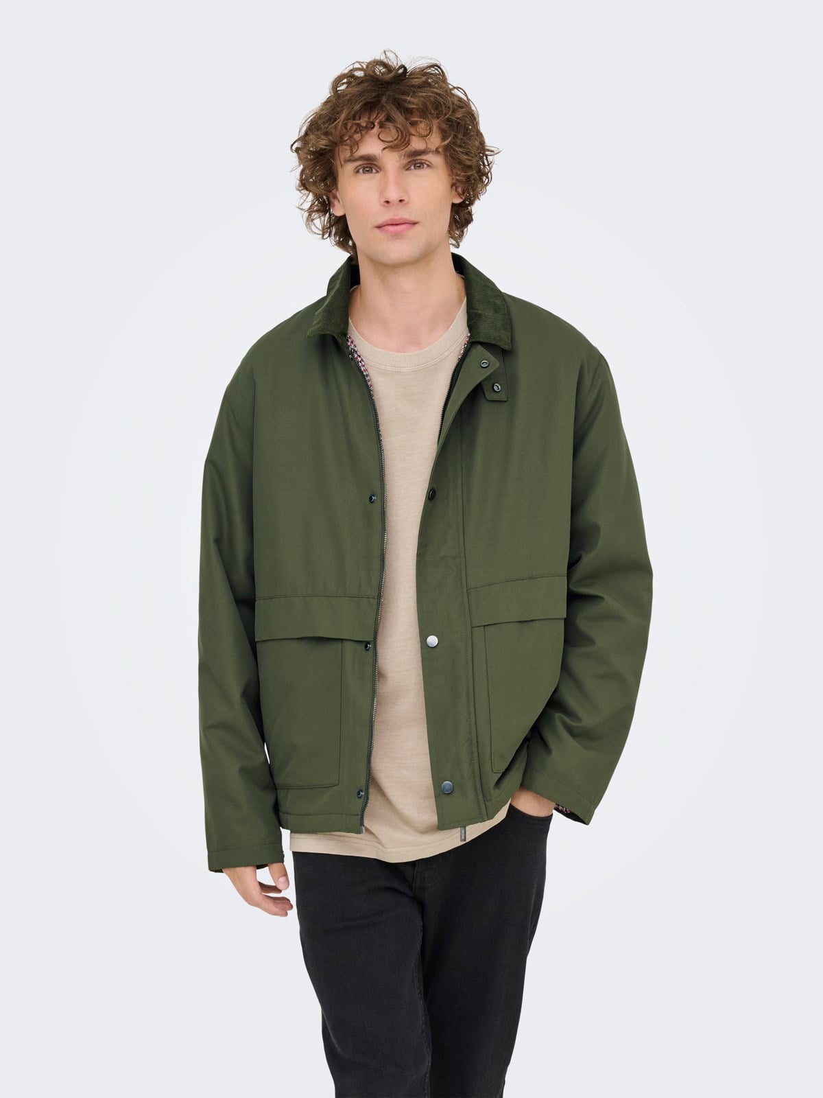 ONSKOSMO PADDED JACKET OTW VD Olive Night