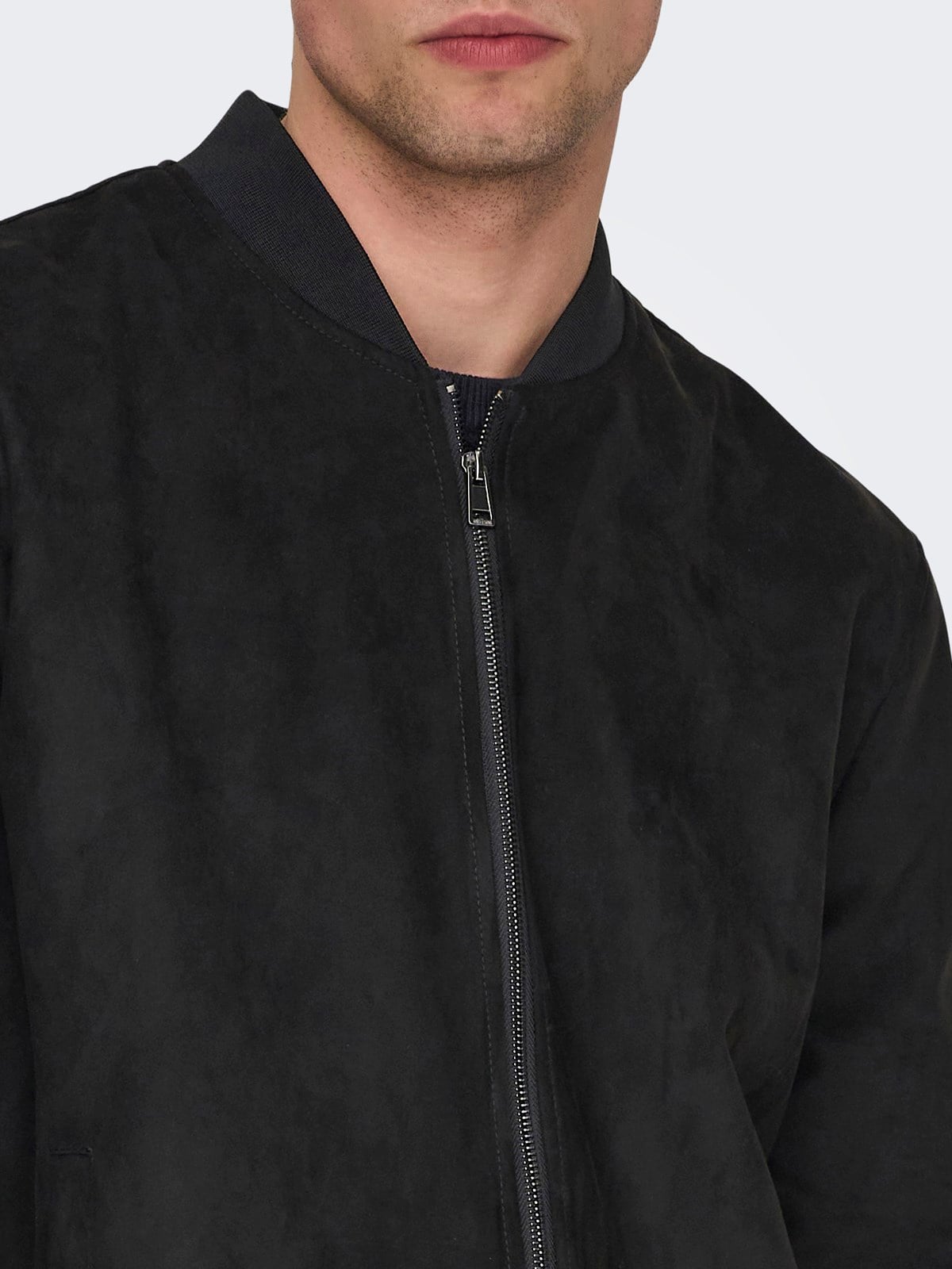ONSLUCAS FAKE SUEDE BOMBER OTW NOOS Black