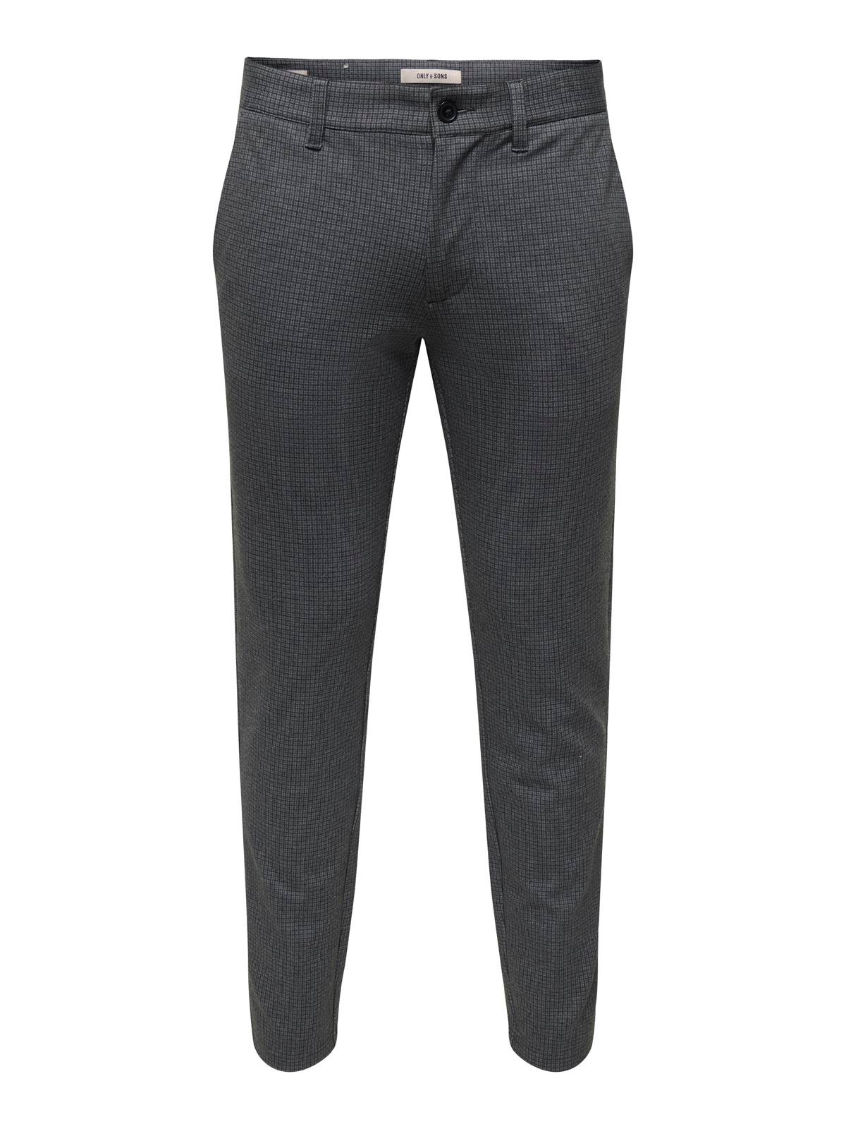 ONSMARK SLIM CHECK 020960 PANT NOOS GREEN