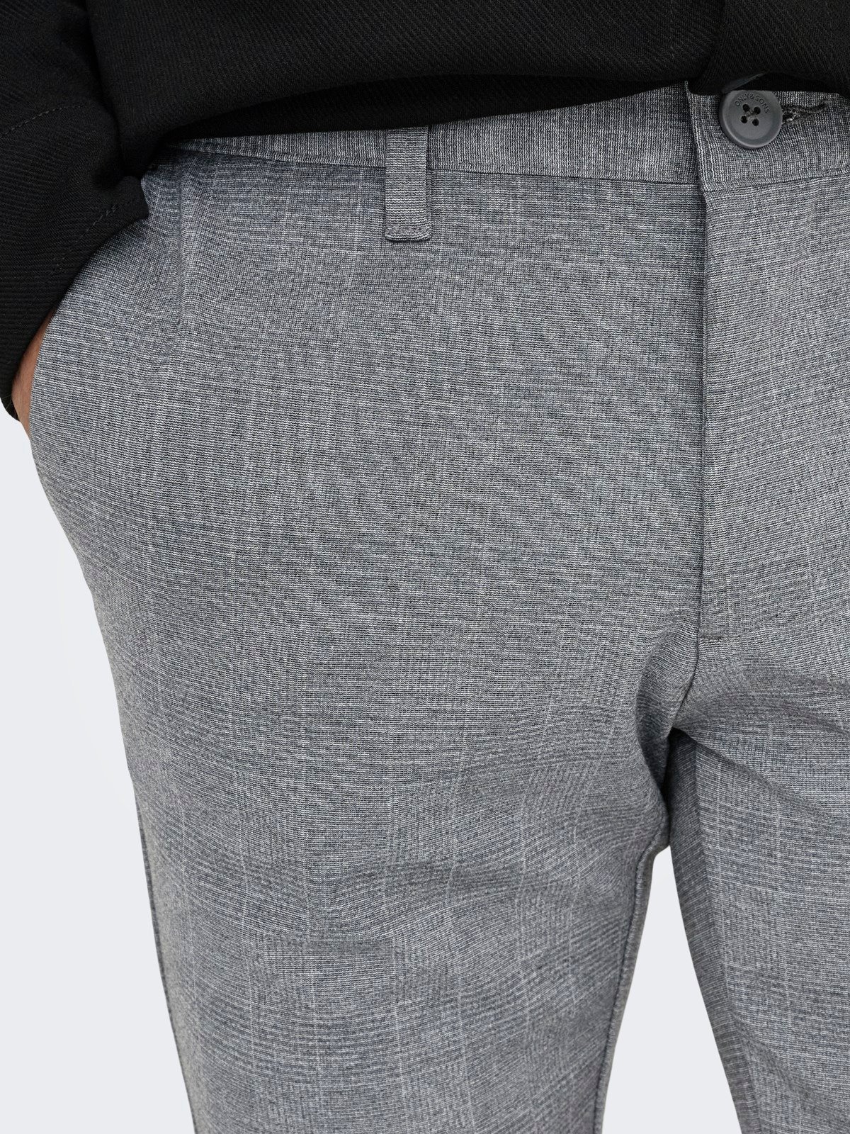 ONSMARK SLIM CHECK PANTS 9887 NOOS Limestone
