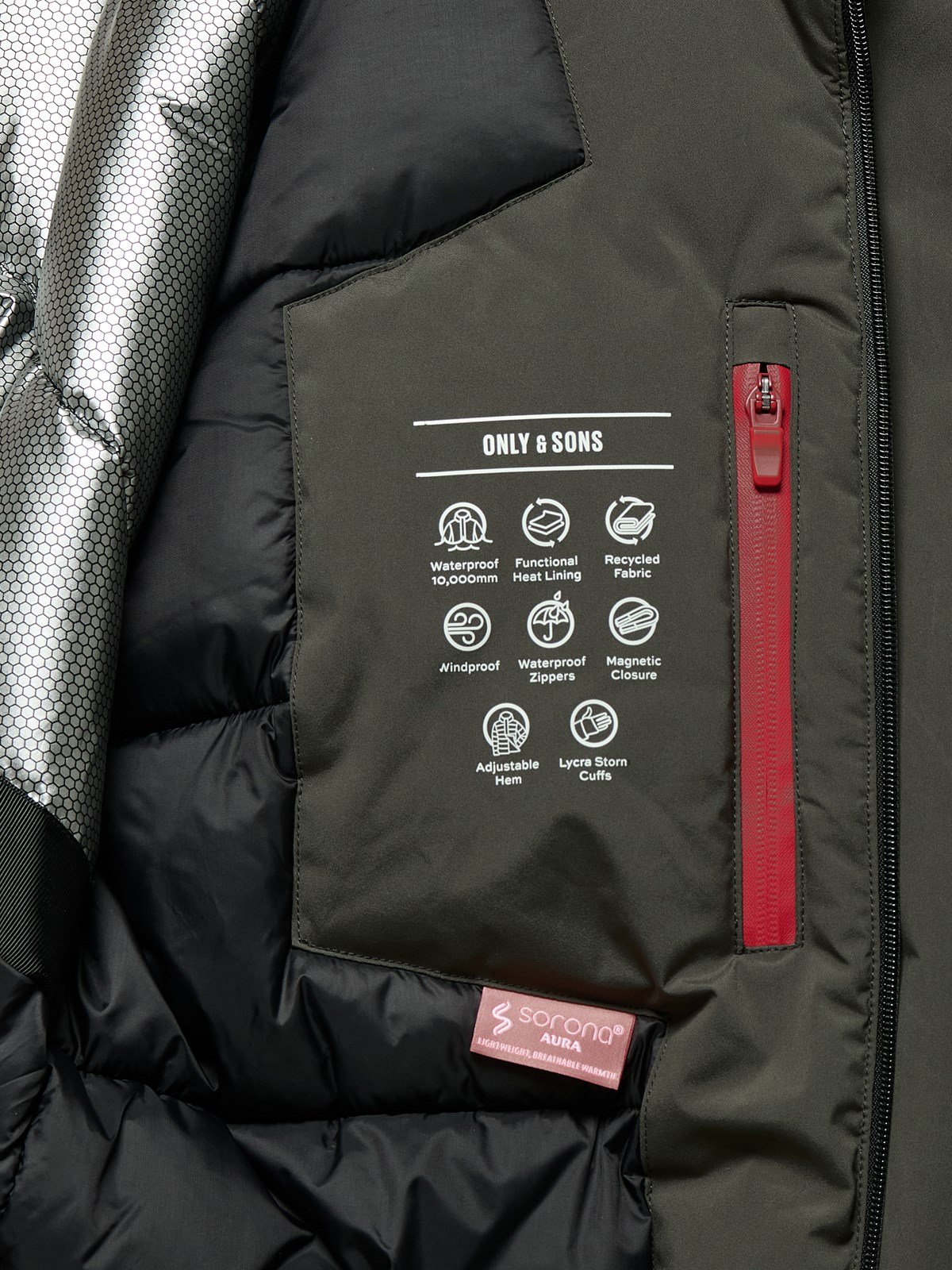 ONSNATE TECHNICAL JACKET OTW VD Beluga