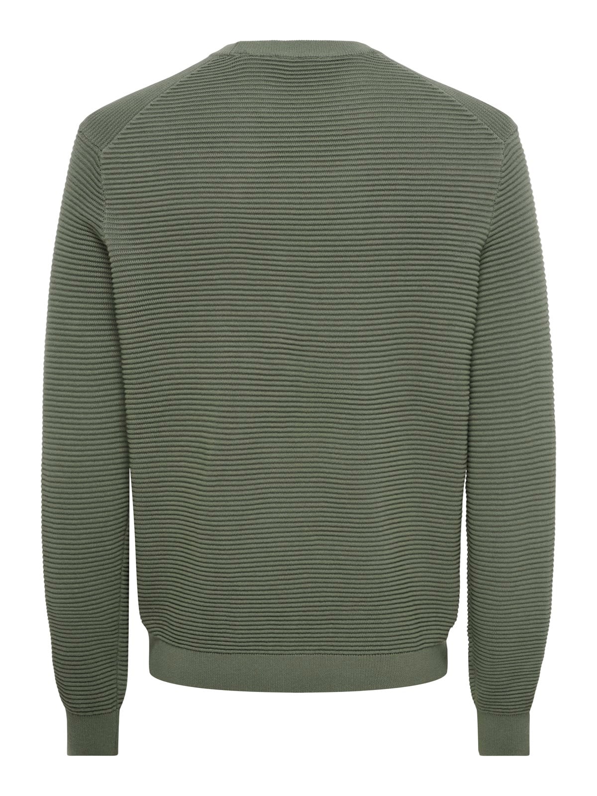 ONSRON REG LS CREW NECK KNIT NOOS Castor Gray