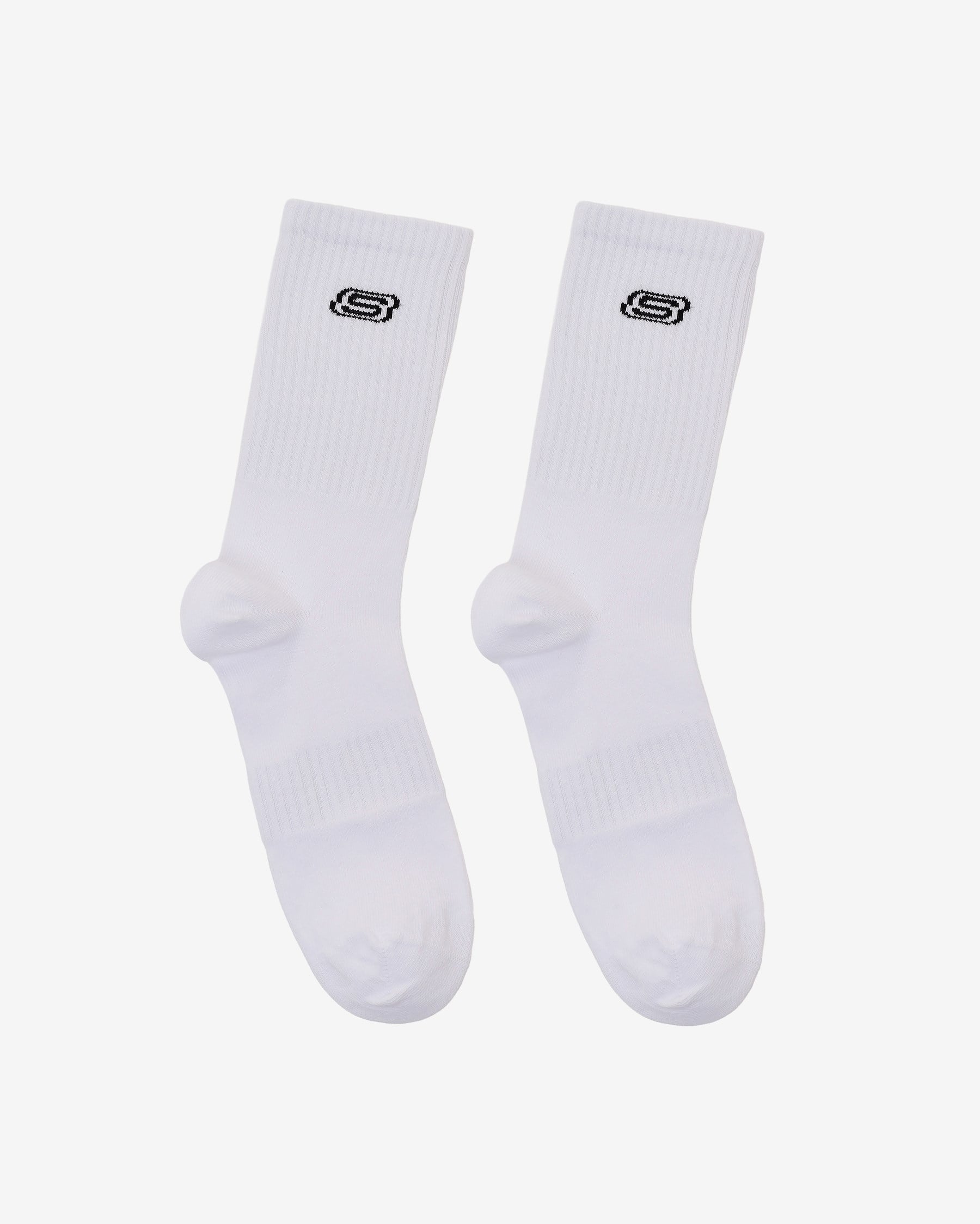 Skechers 2'li Paket Athleisure S Logo Uzun Çorap Beyaz