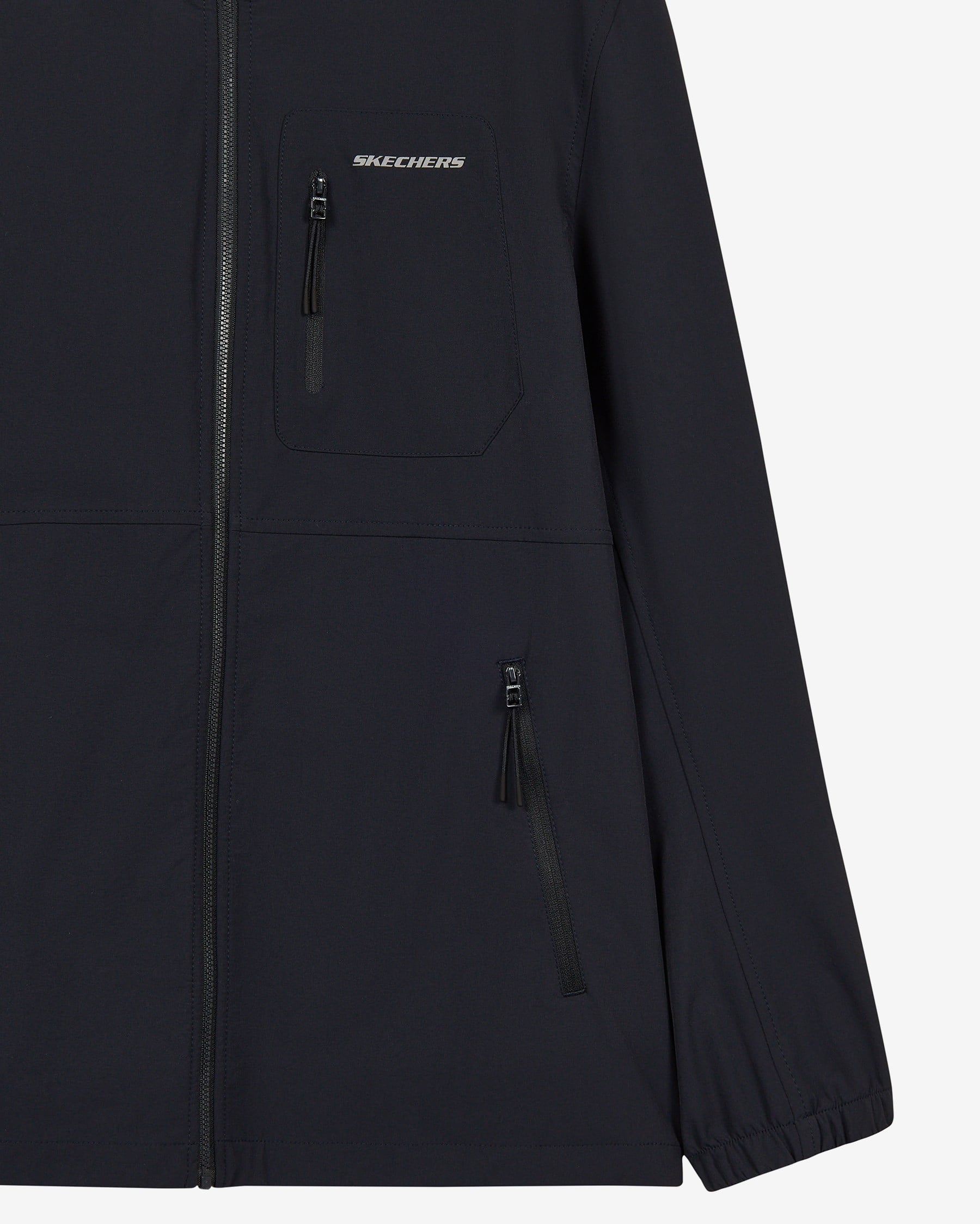 Skechers M Full Zıp Trai Jacket Siyah