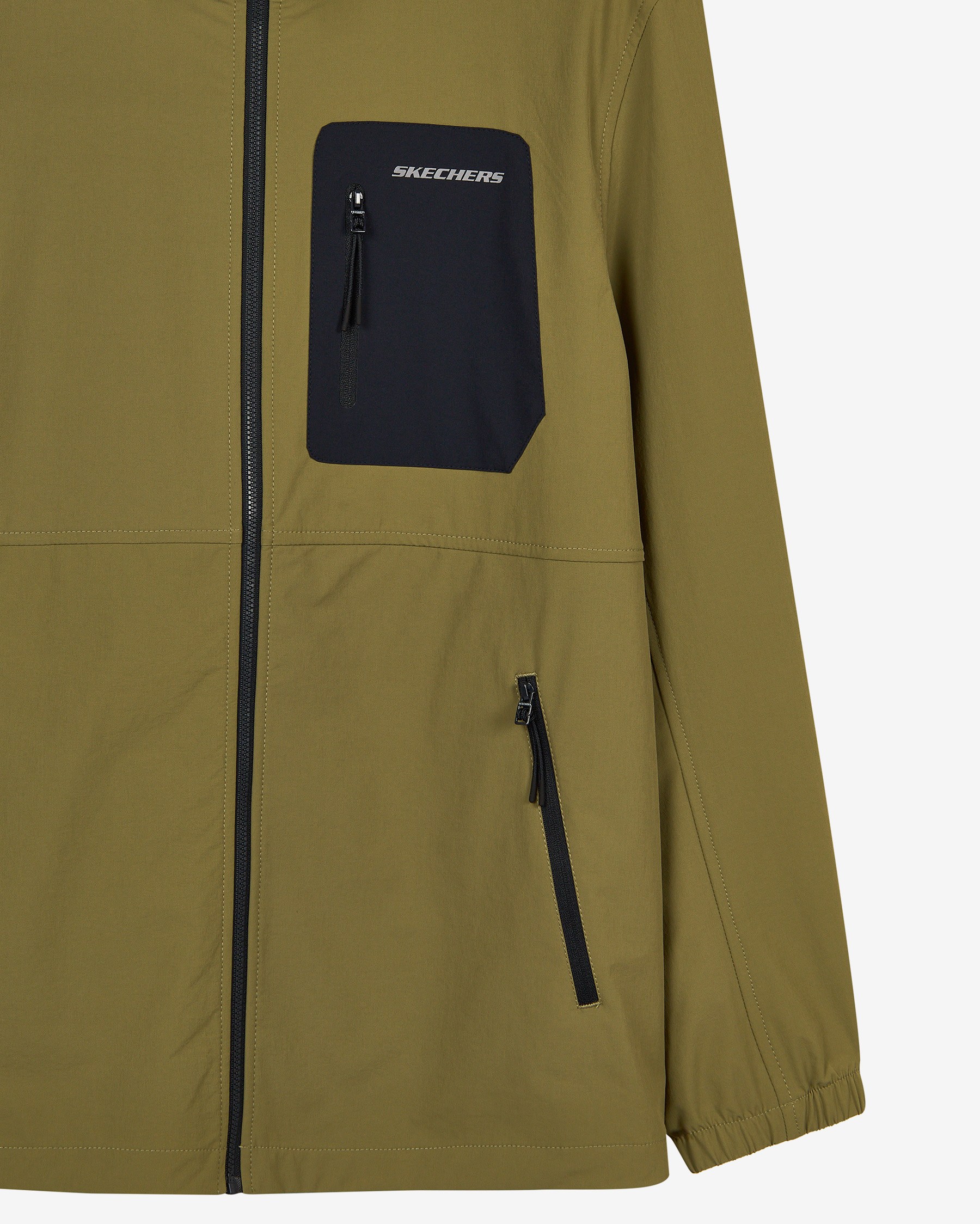 Skechers M Full Zıp Trai Jacket Yeşil