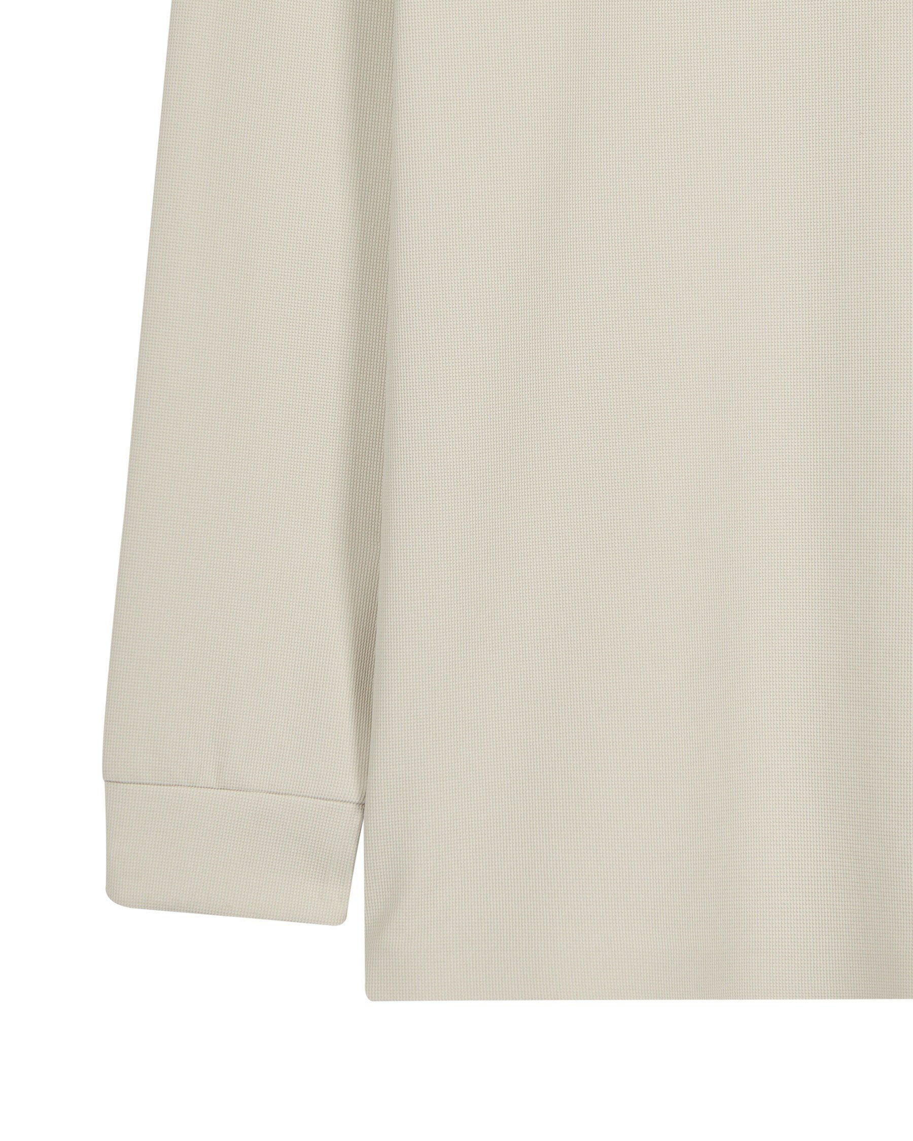 Skechers M Long Sleeve Waffle Polo Bej