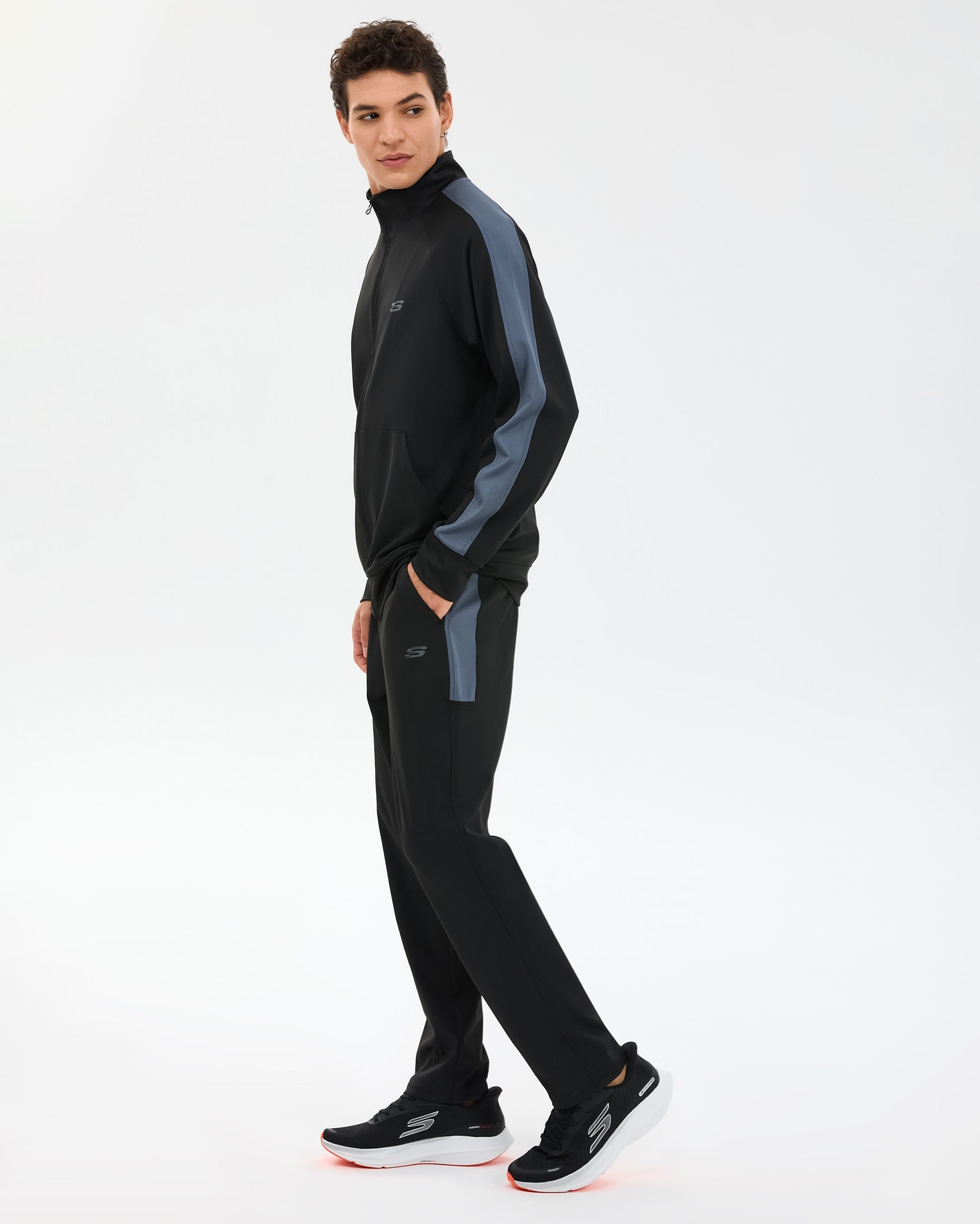 Skechers M Performance Track Suit Black
