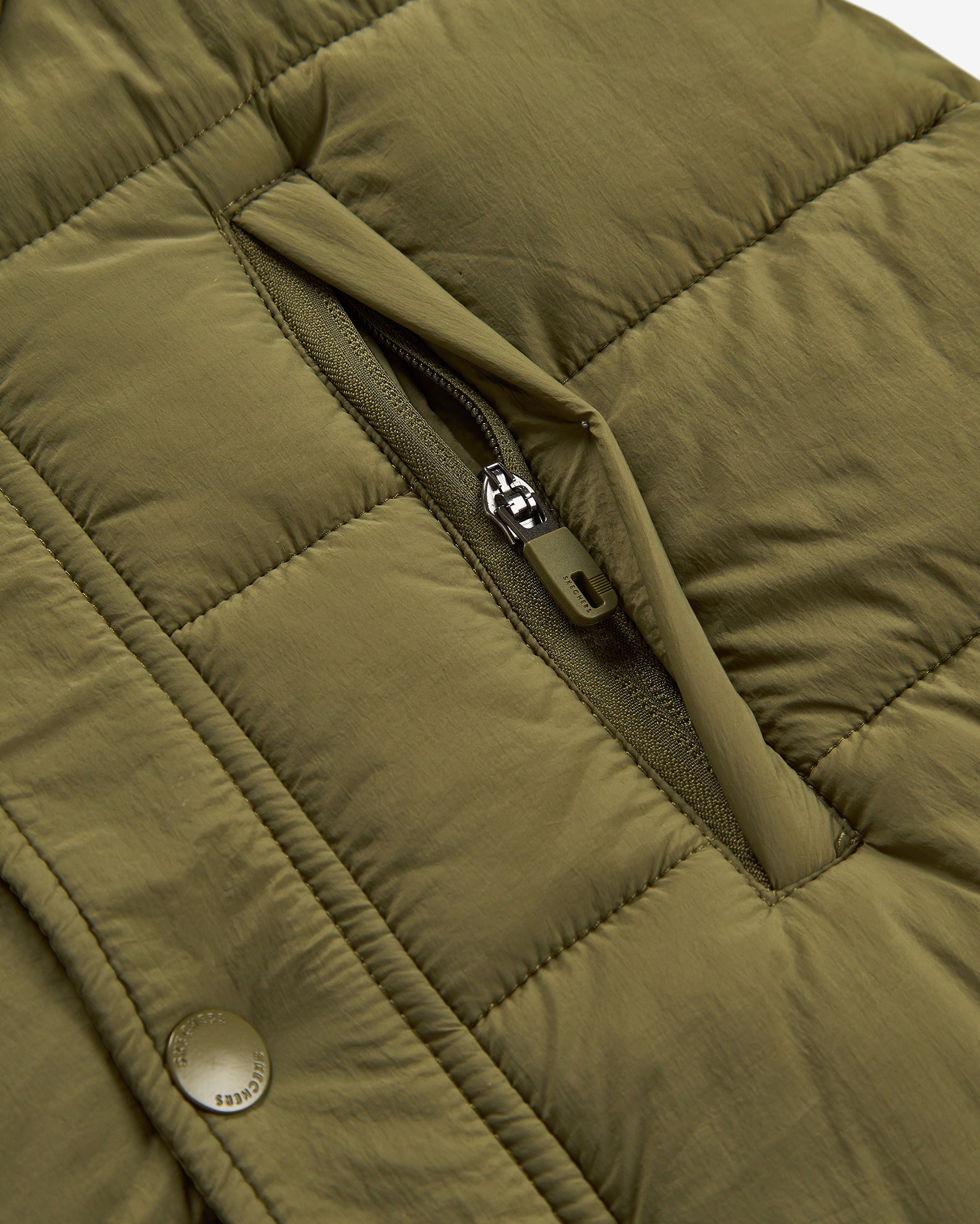 Skechers M Puffer Vest Yeşil