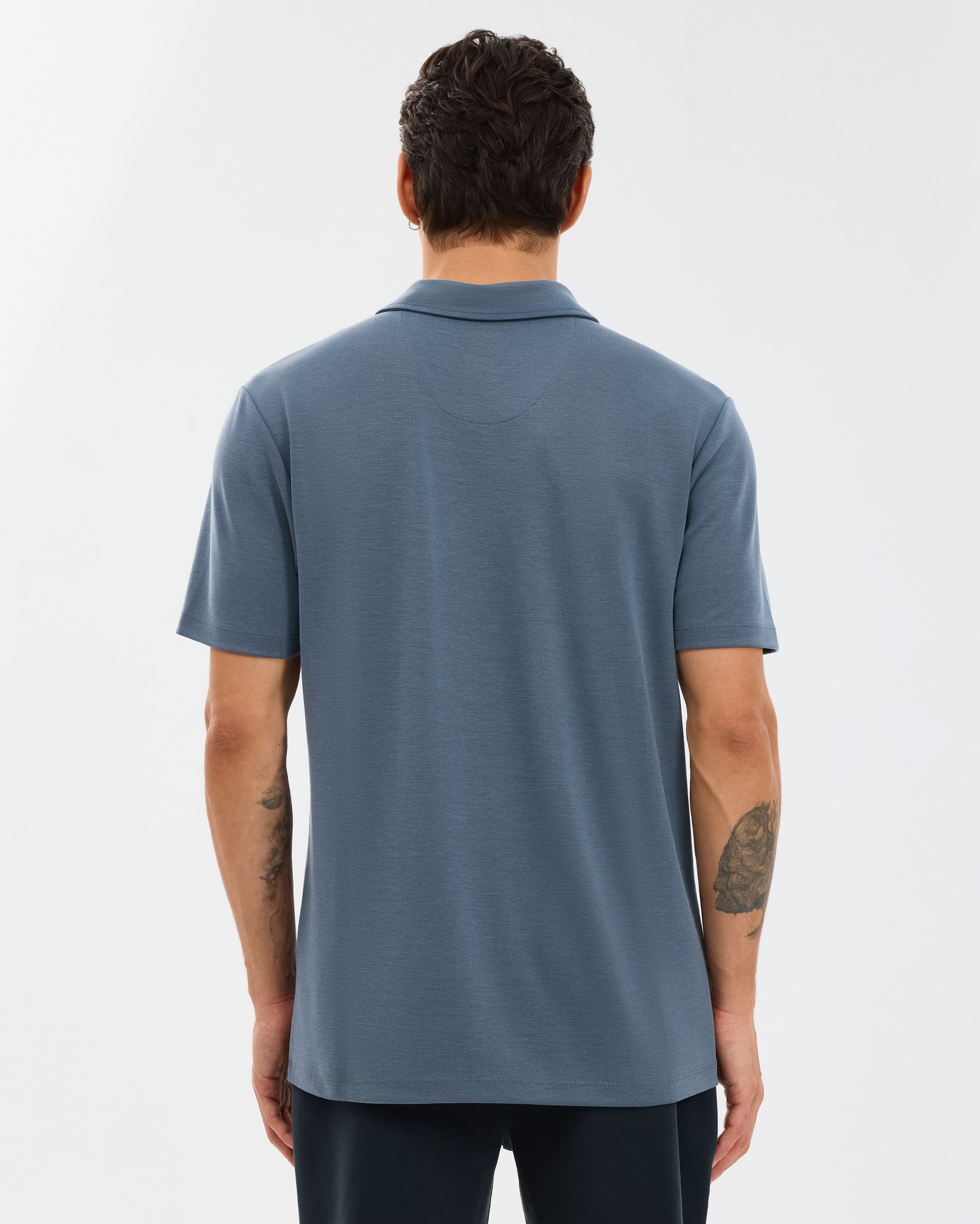 Skechers M Soft Touch Pique Polo Gray