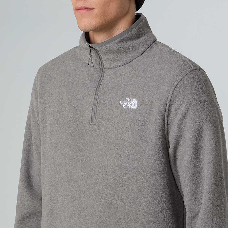 M GLACIER FLEECE 1/4 ZIP JACKET GREY