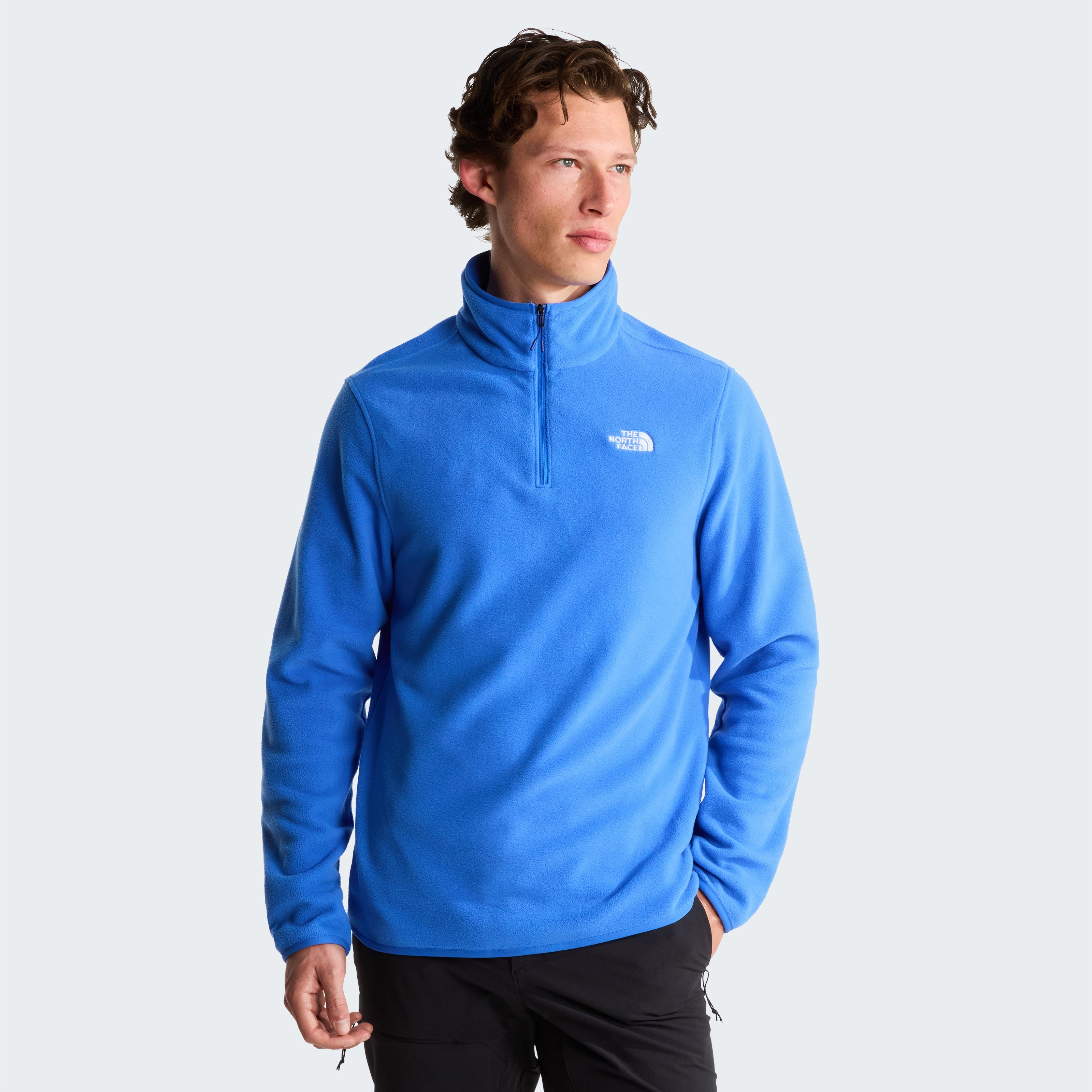 M GLACIER FLEECE 1/4 ZIP JACKET Blue