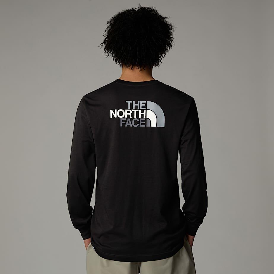 M L/S EASY TEE Black