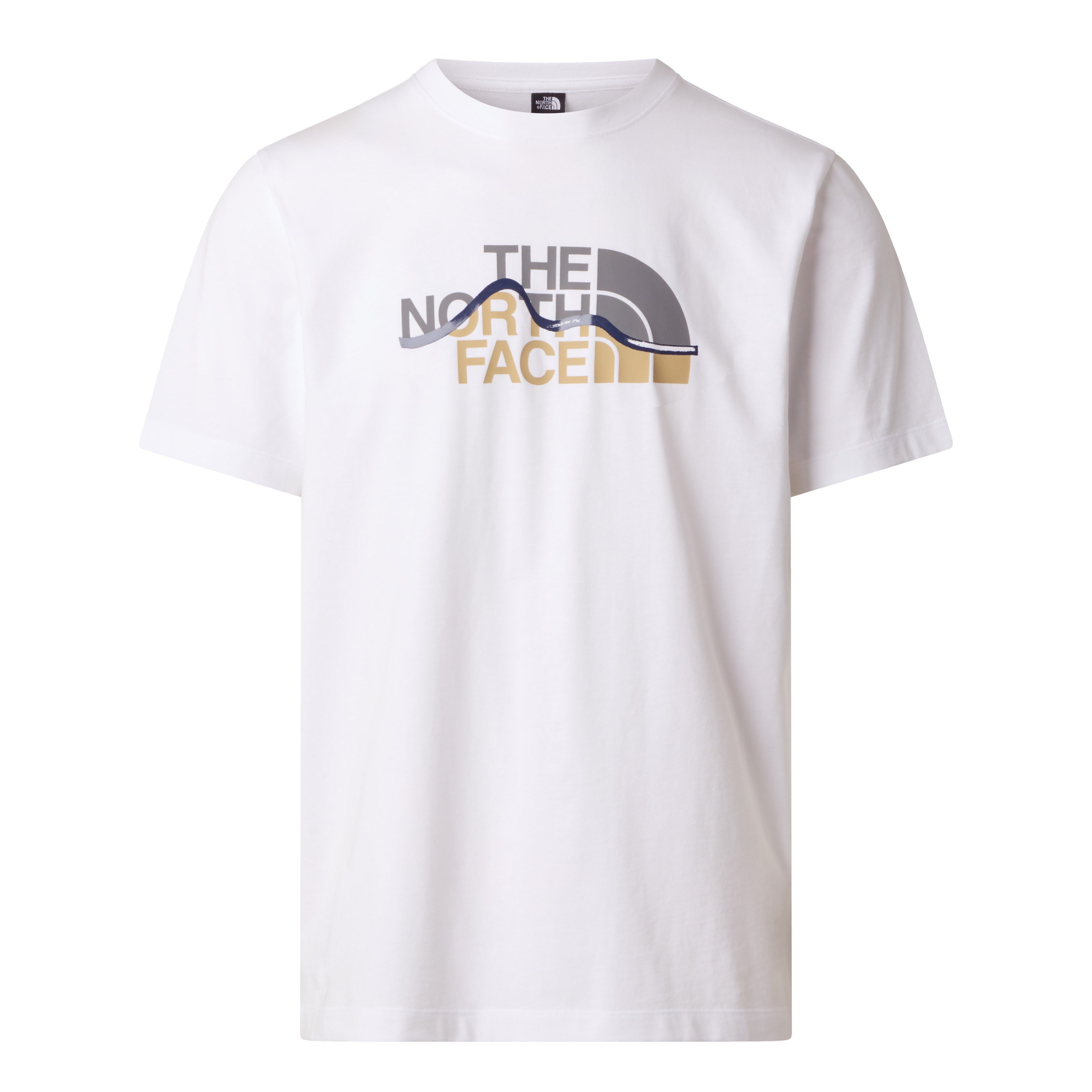 M MOUNTAIN LINE REGULAR SHORT SLEEVE TEE White