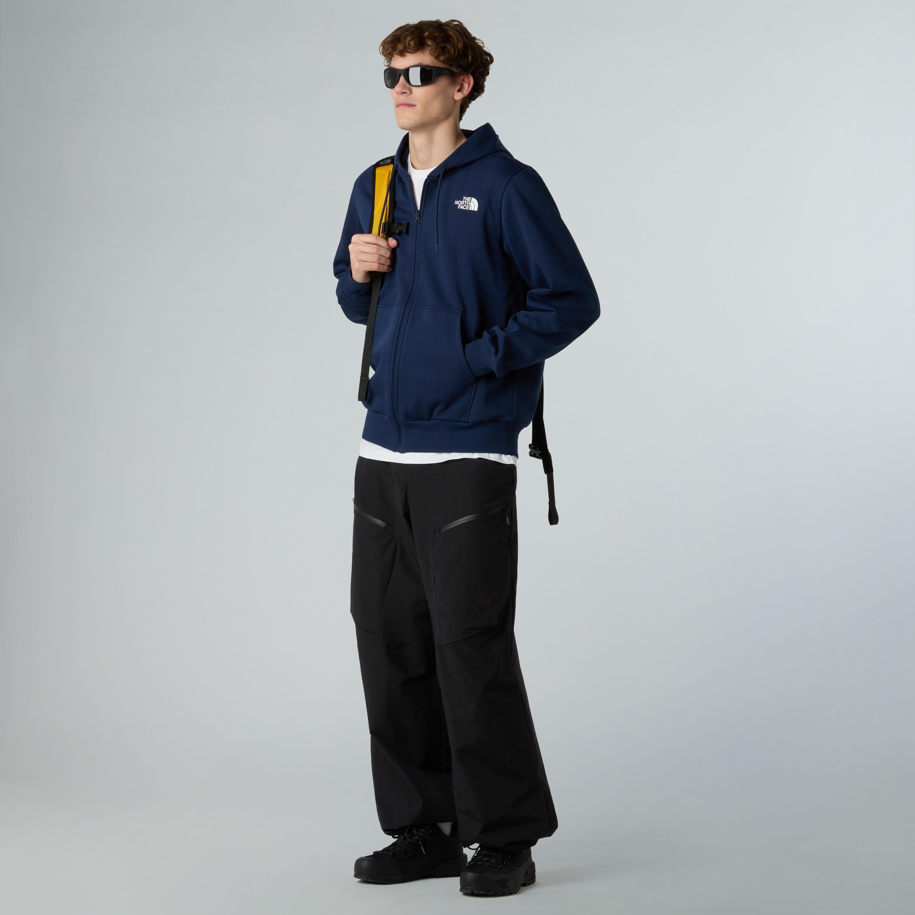 M SIMPLE DOME FULL ZIP HOODIE Navy