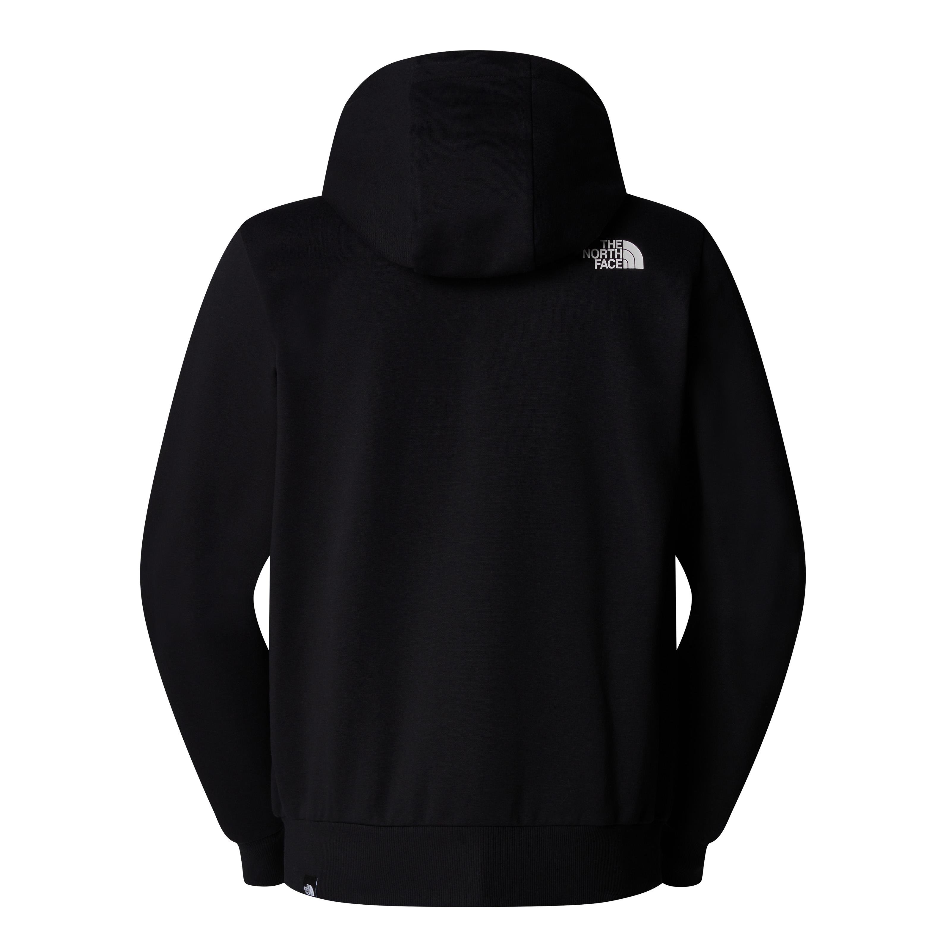 M SIMPLE DOME FULL ZIP HOODIE Black